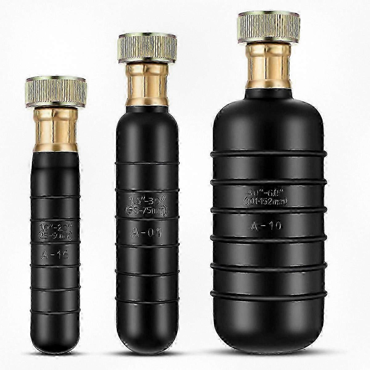 Drain Cleaning Bladder Kit, 3 PCS Set Designed for 1 to 6 Inch Drain Pipes, Effectively Unclogs Tough Blockages in Main Drains and Sewers