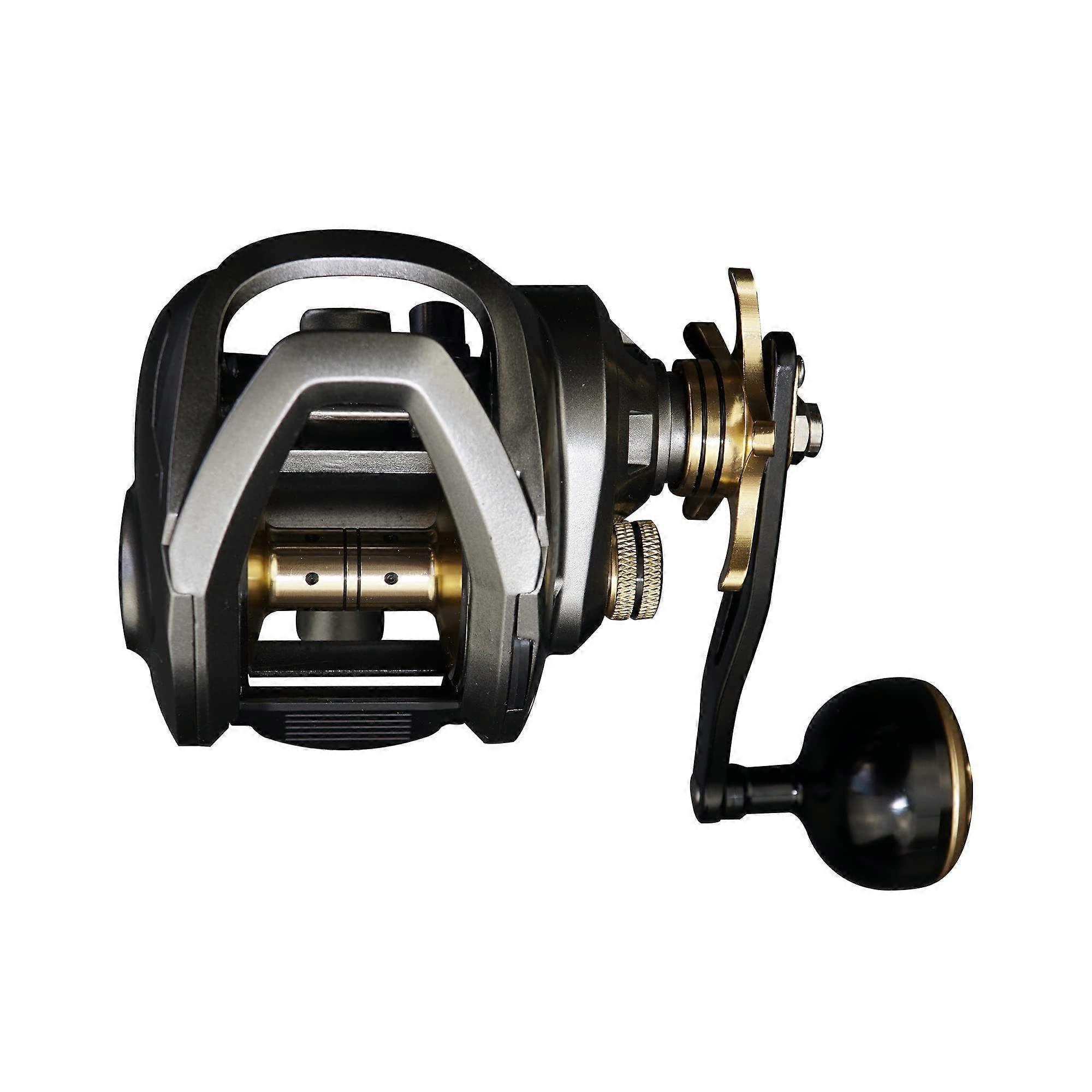 Baitcasting Reels Big Game 15 Kg Max Drag Low-Profile Baitcaster Right-Hand Fishing Reel