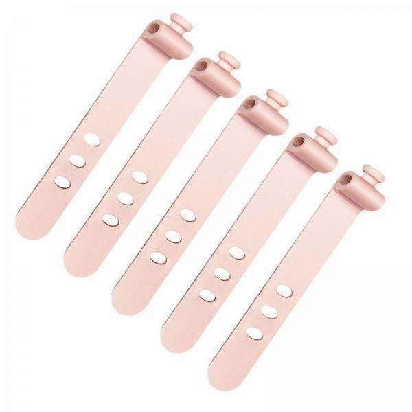 5x 5x קשרי ניהול כבל ארגונית כבלים לשימוש חוזר כבל סיליקון רב תכליתי