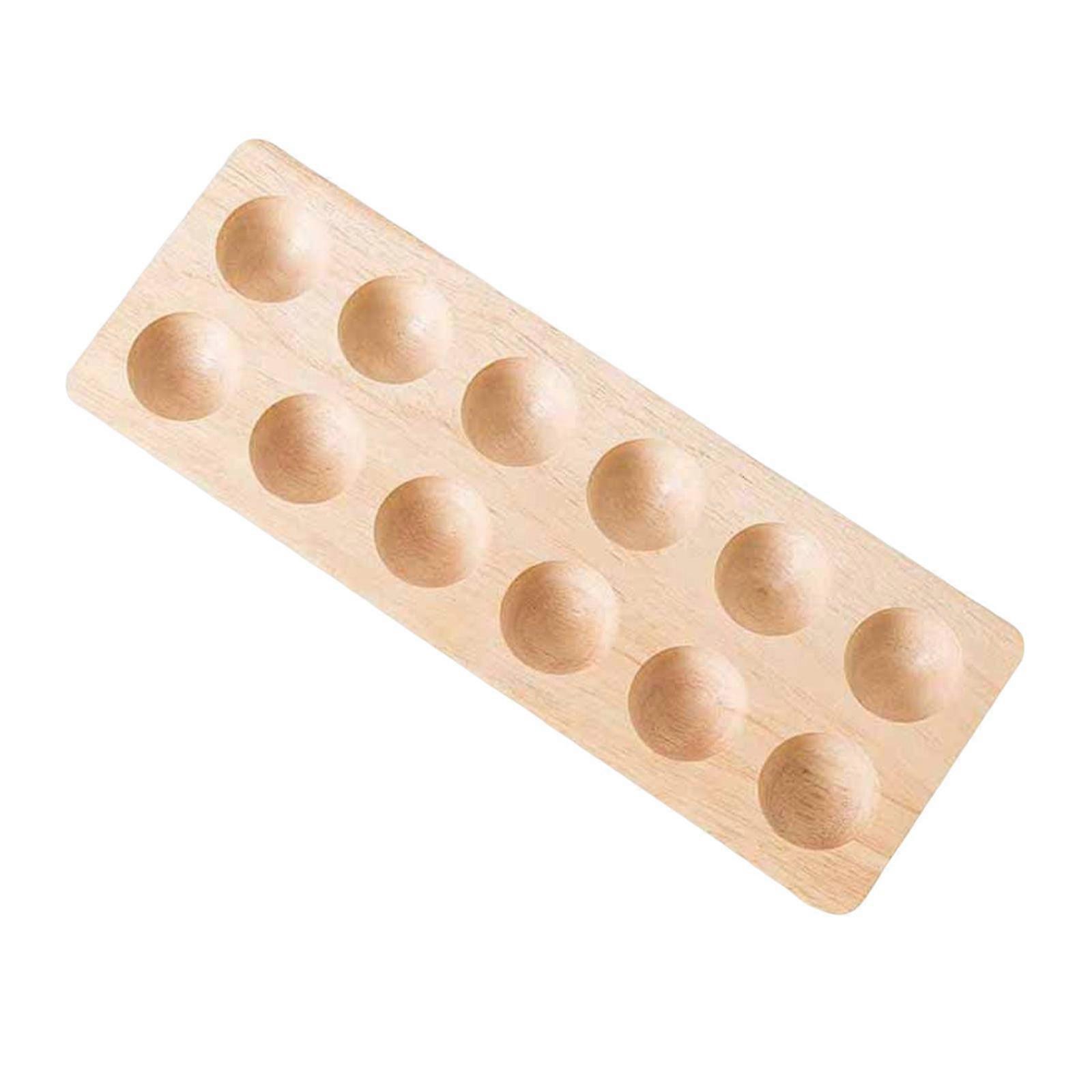 Multi Grid Egg Holder Practical Multipurpose Double Row Organizer Rack for
