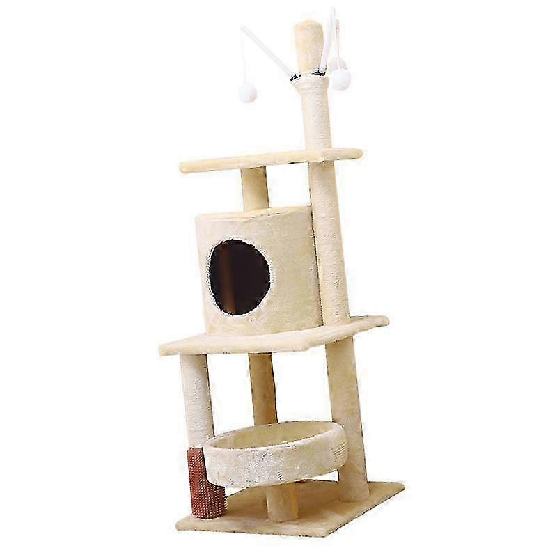 Multi-Layer Cat Climbing Tree Furniture Protector with Scratching Post