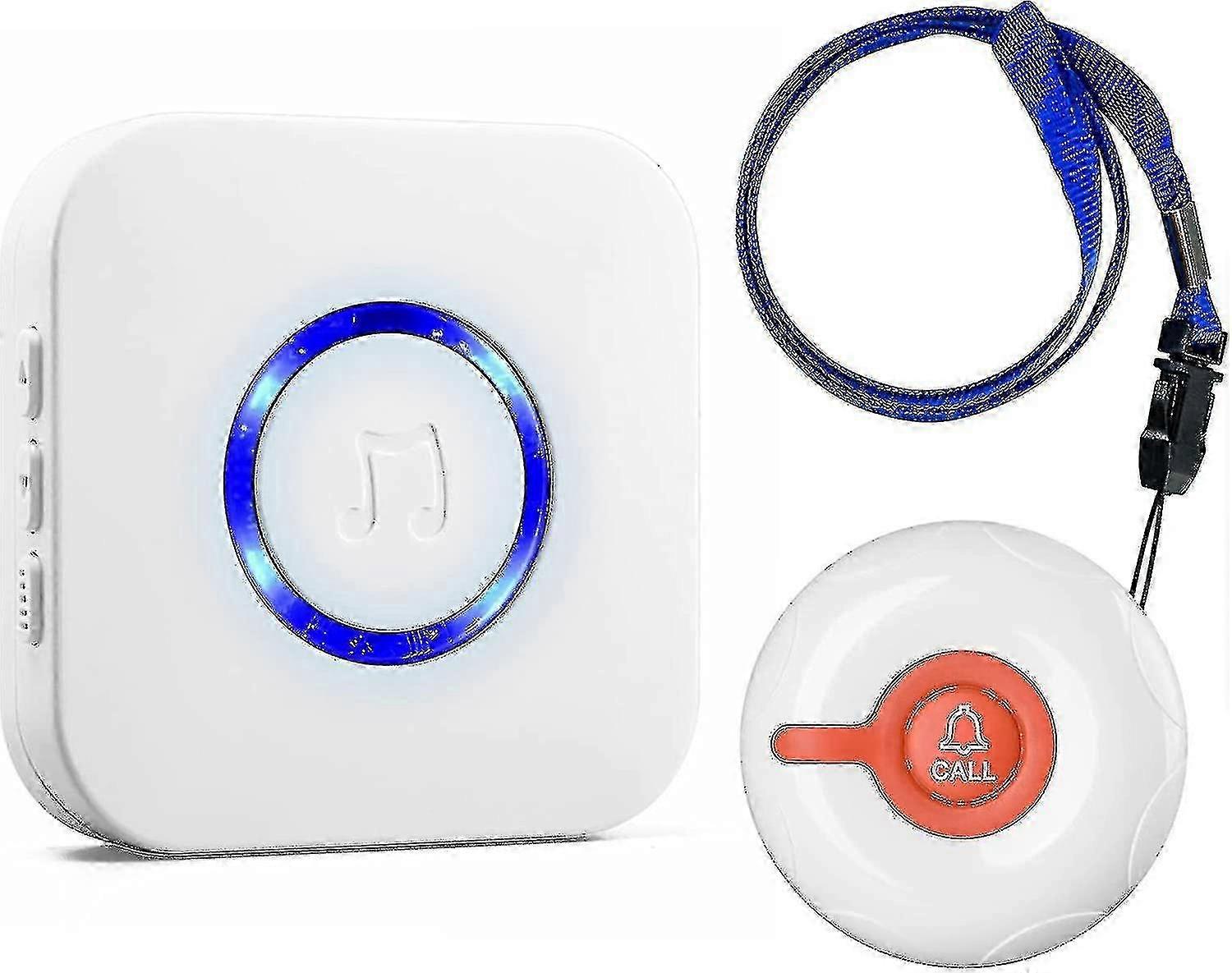 Emergency Button for Seniors, Wireless Caregiver Pager Call Button for Elderly at Home