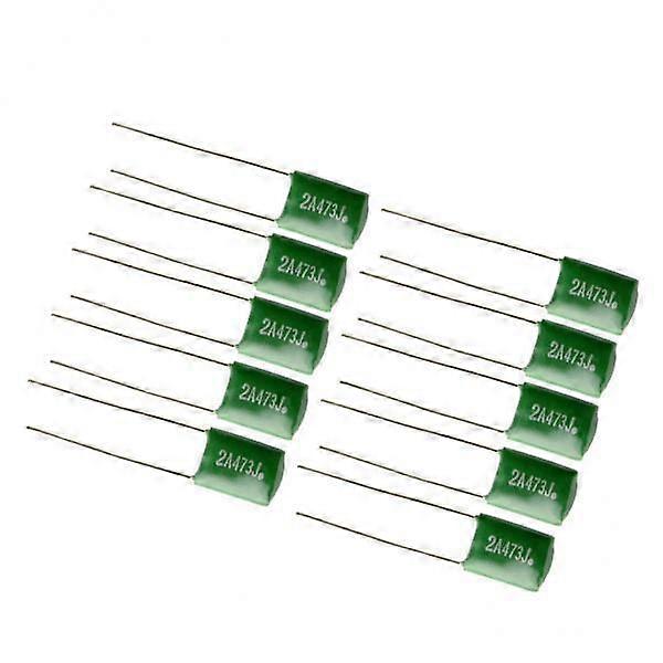 10x実用的な10PCS 0.047 / 2A473Jポリエステルフィルムエレクトリックギターコンデンサ