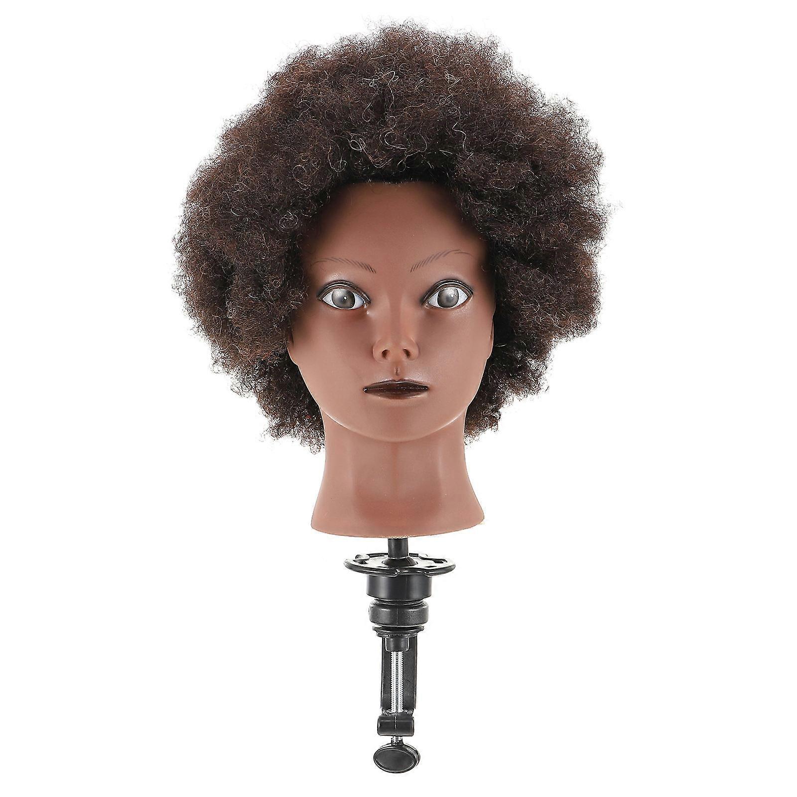 Hairdressing Dummy Head for Skill Improvement, Sturdy Construction, Versatile Use