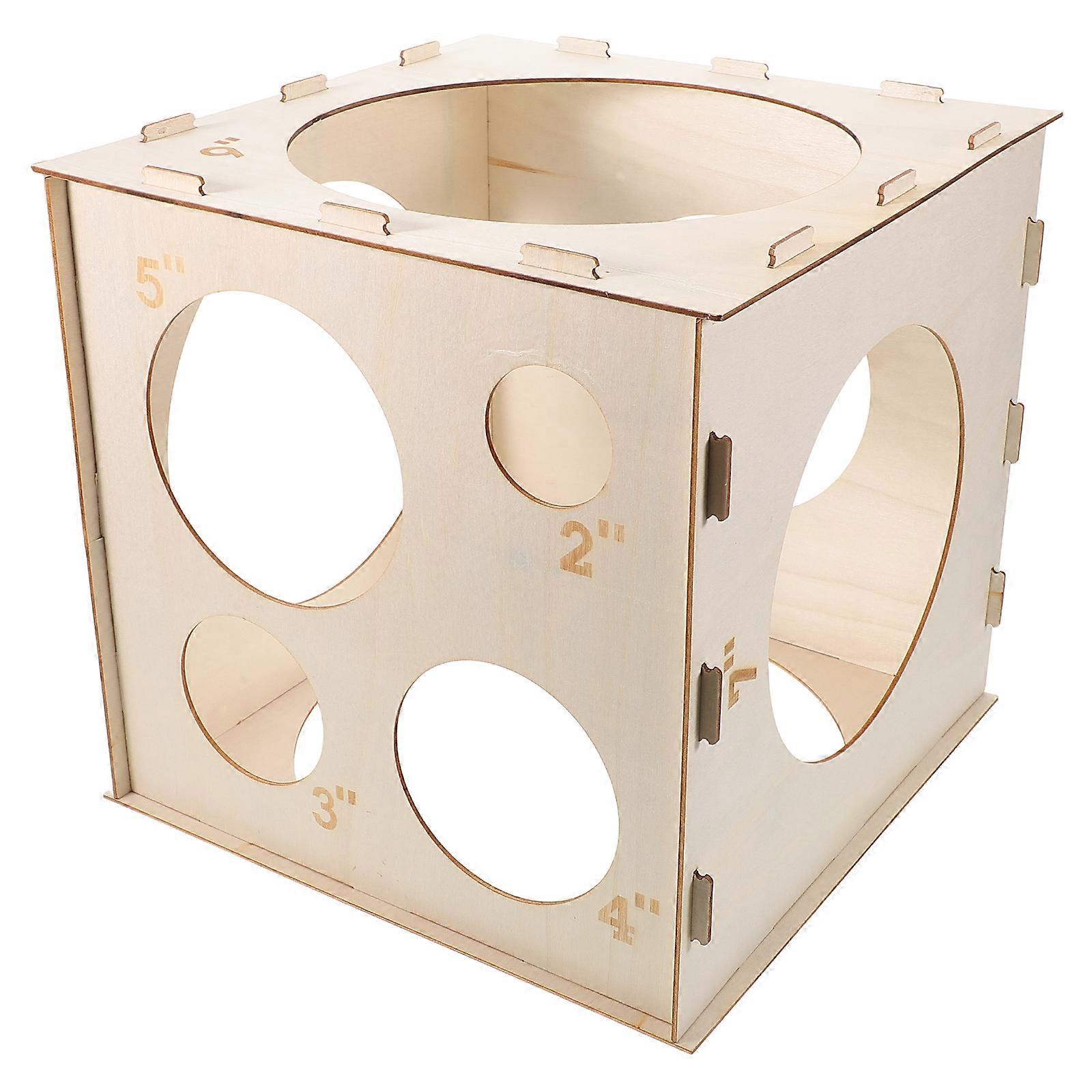 Advanced Balloon Cube, Precise Measurements for Professional Decor Results