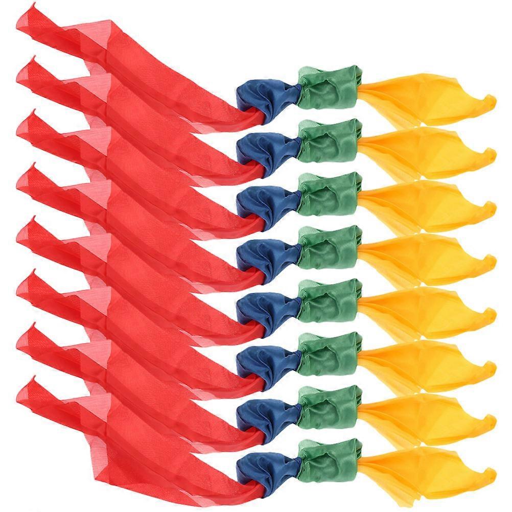 Performance Scarf Magician Scarf Party Performance Silk Simple And Generous Design 8Pcs