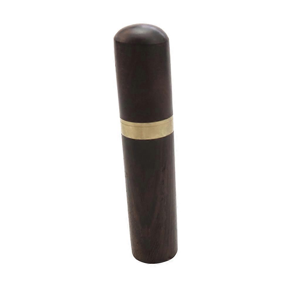 Sewing Container Needle Storage Case Rectangular Small Item Organization Travel Dark Brown 8.50x1.70x1.70cm 1Pack