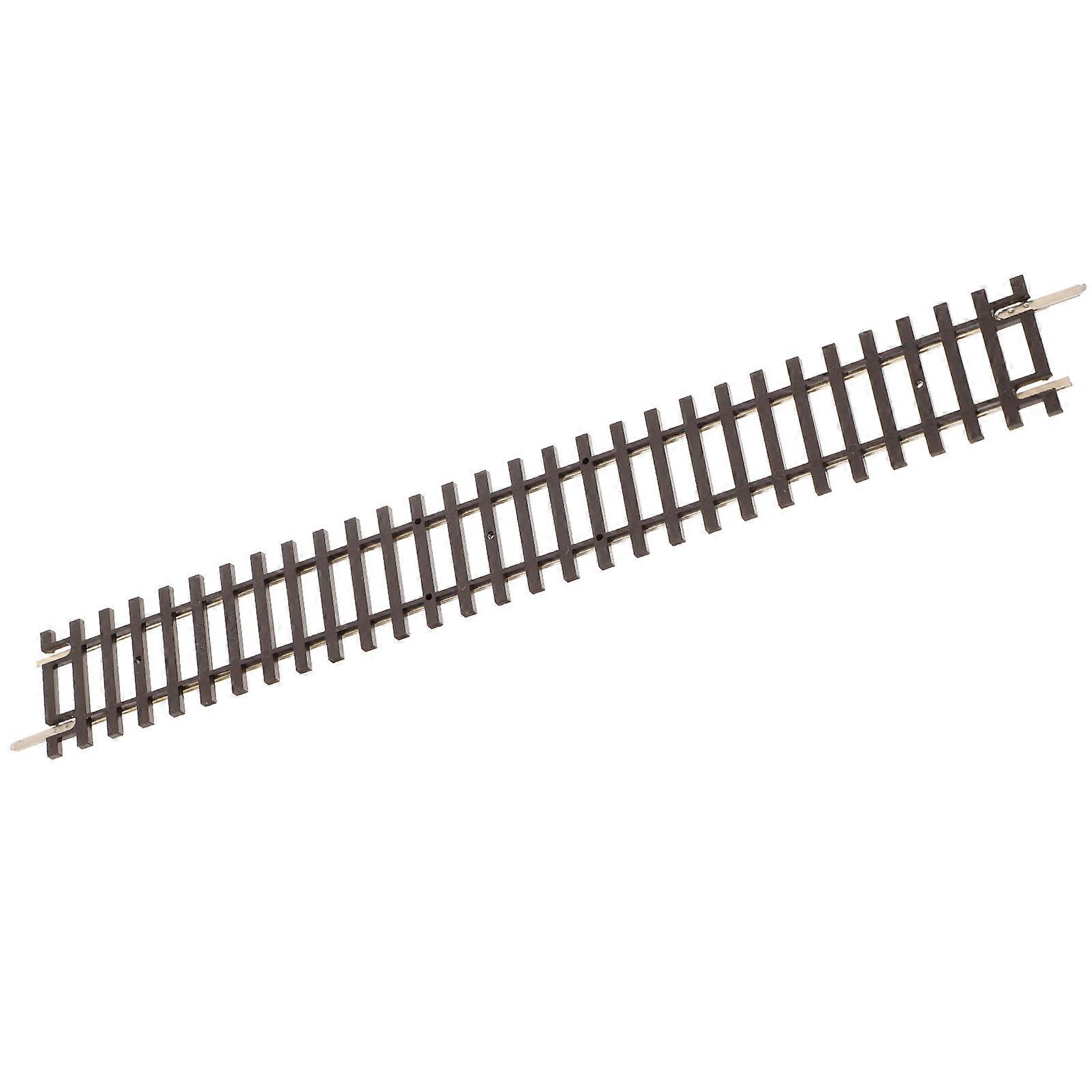 Miniature Railroad Tracks Model Building Sand Table Model Mini House Decor Rectangular Plastic Connectable Tracks 1Pack