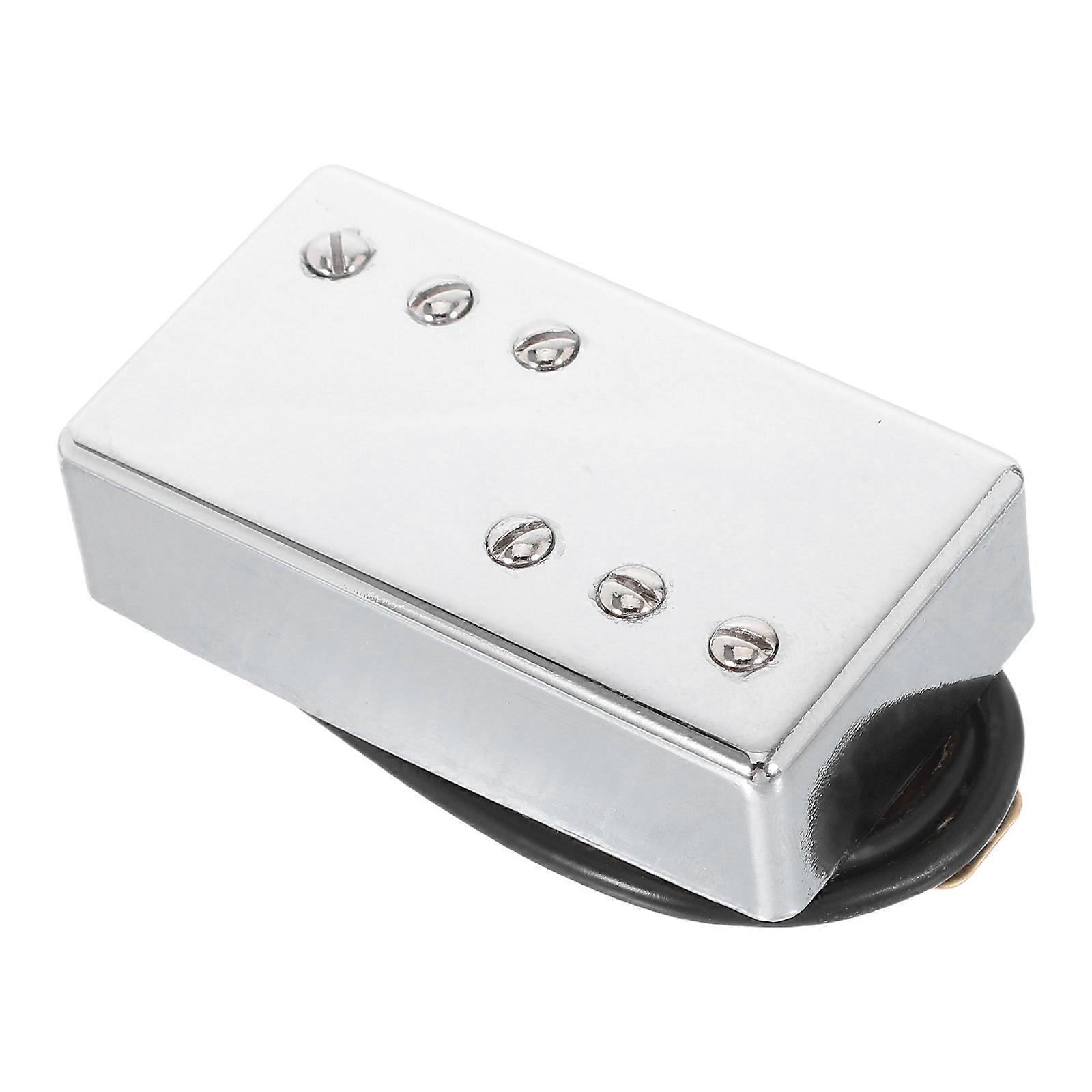 String Guitar Pickups Metal Electric Guitar Pickup Enhances Sound Quality Reduces Background Noise Plastic Frameless for Guitarists 1Pack