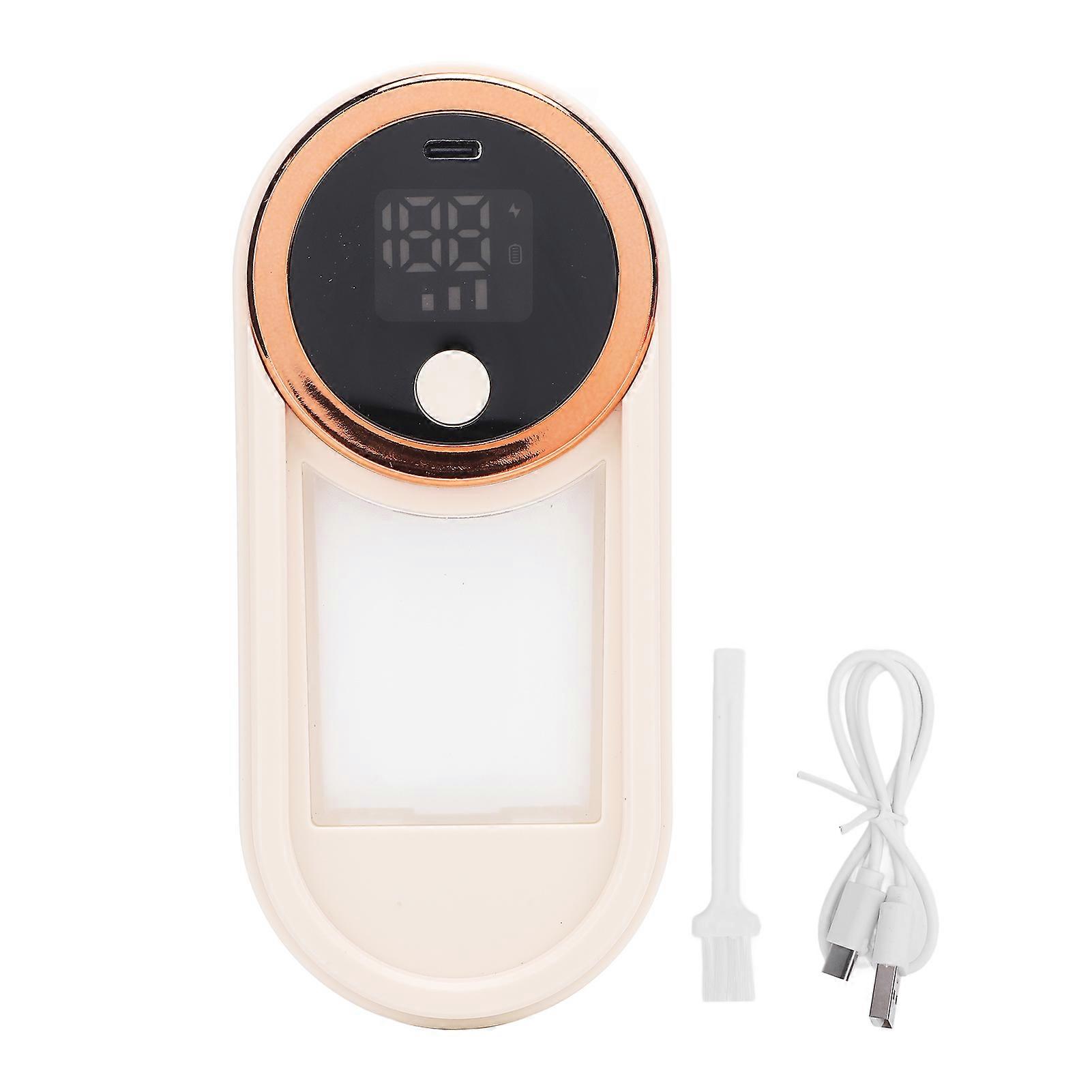 Lint Remover for Clothes, Rechargeable, 3 Speeds, Type-C, with LED Display, Beige