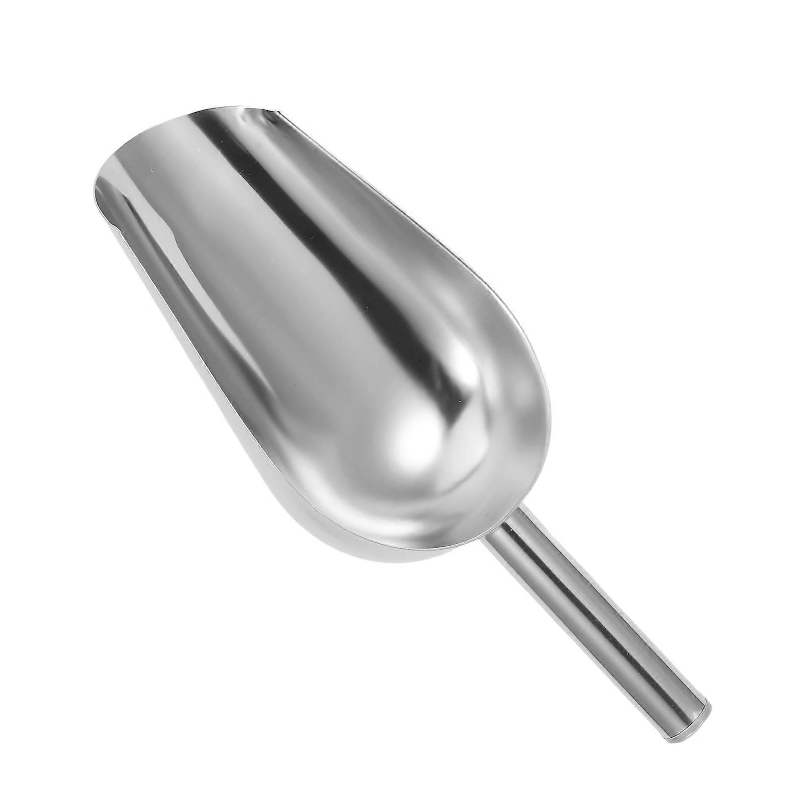 Stainless Ice Scoop for Buffets 30x13cm Silver 1Set