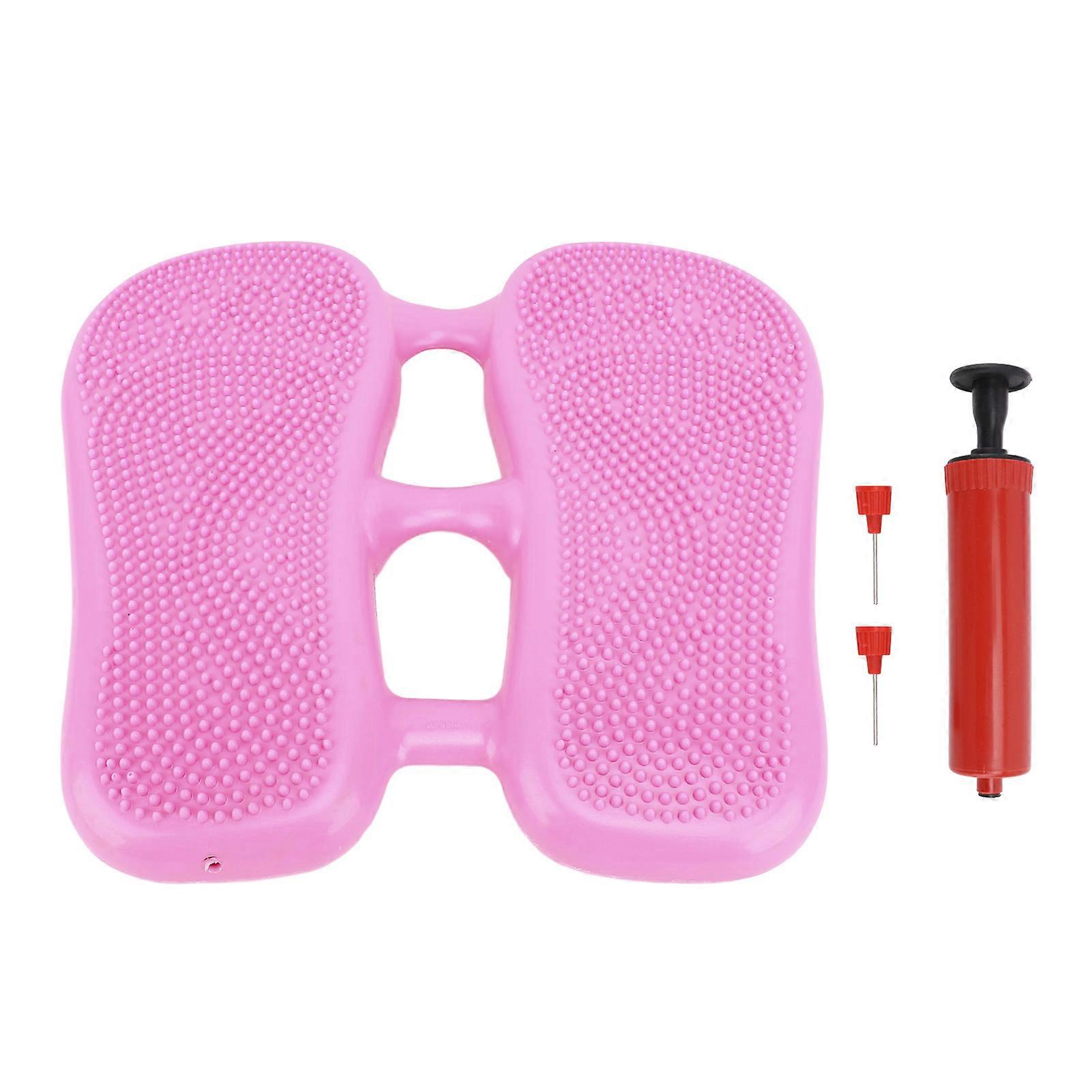 Stepper gonflable multi-usages pour exercices de fitness, massage des pieds, planche d'équilibre, violet