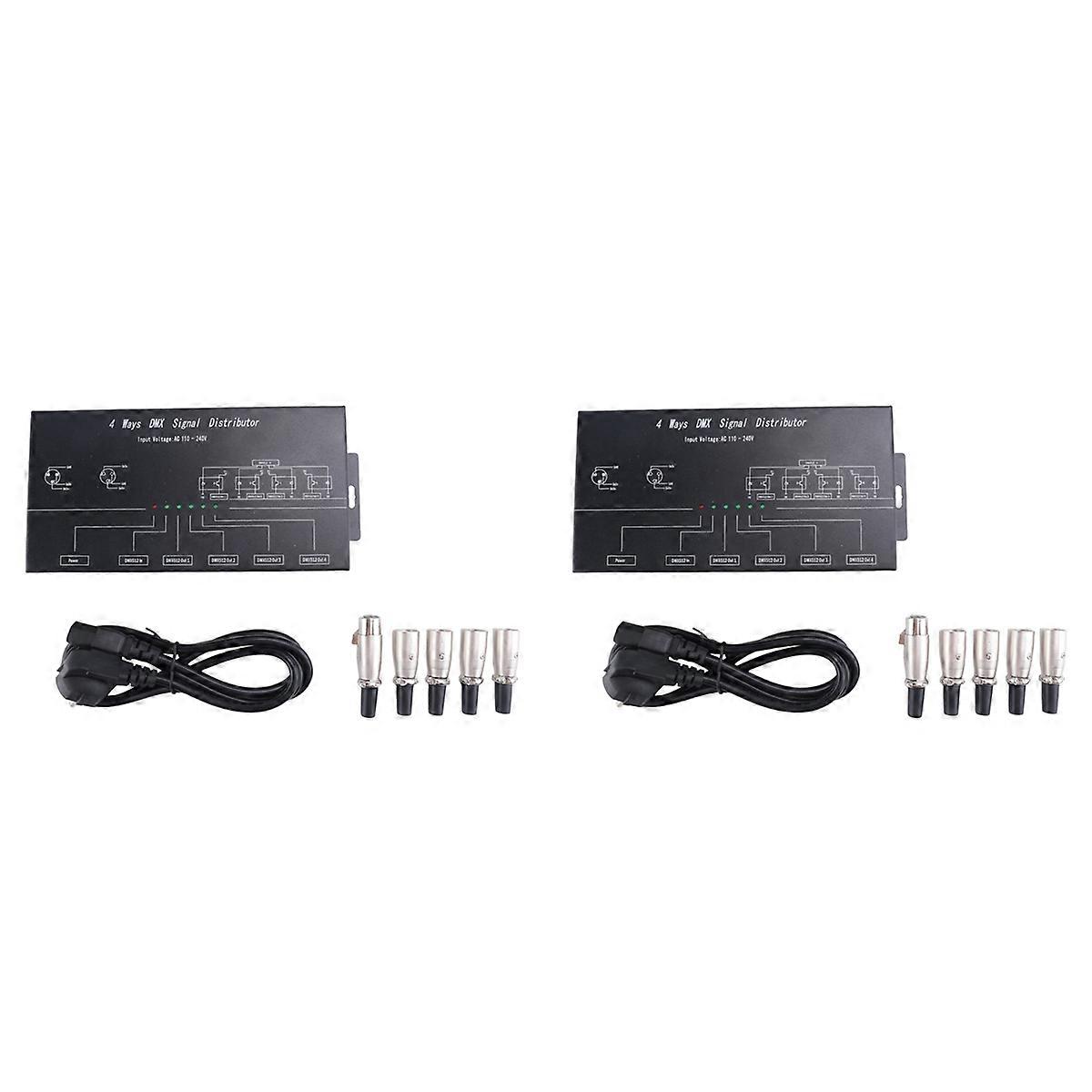 Amplificateur répartiteur DMX512 Répéteur de signal DMX512 1 canal DMX121 4 canaux