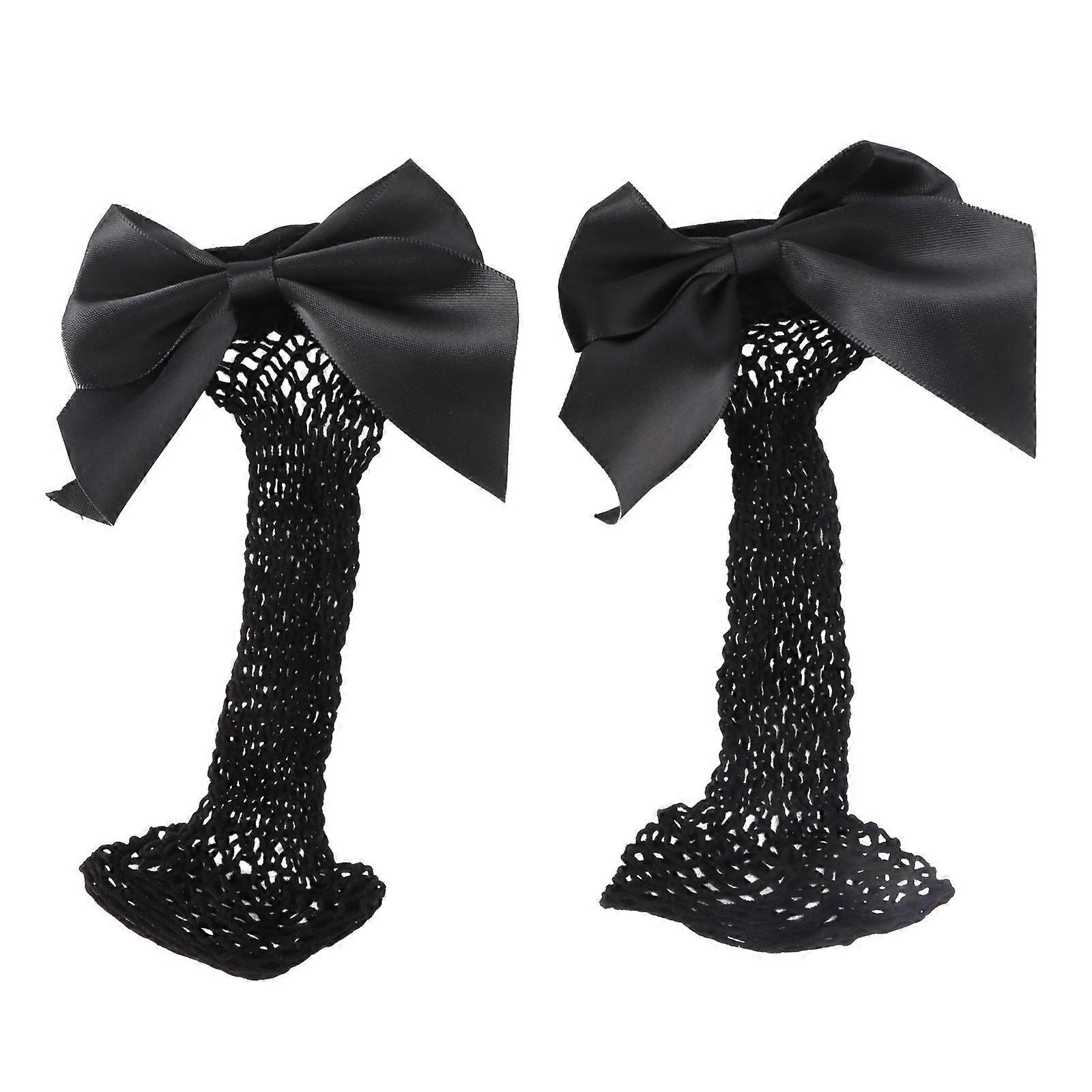 Socks For Charming Appearance Home Black 12x75cm Mesh 1Pair