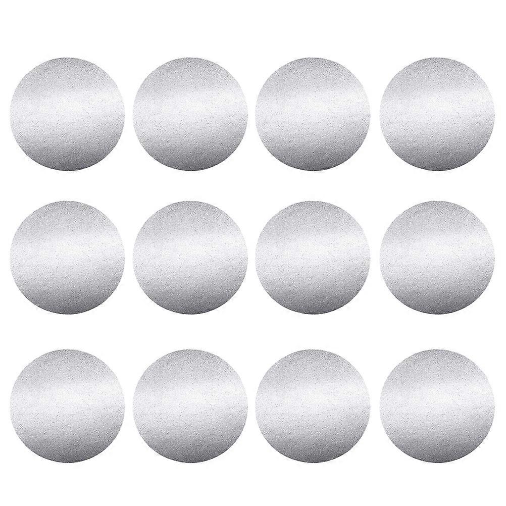 Round Sticker Label Creative Design For Party Use Silver 2.5x2.5cm Decoration 600Set