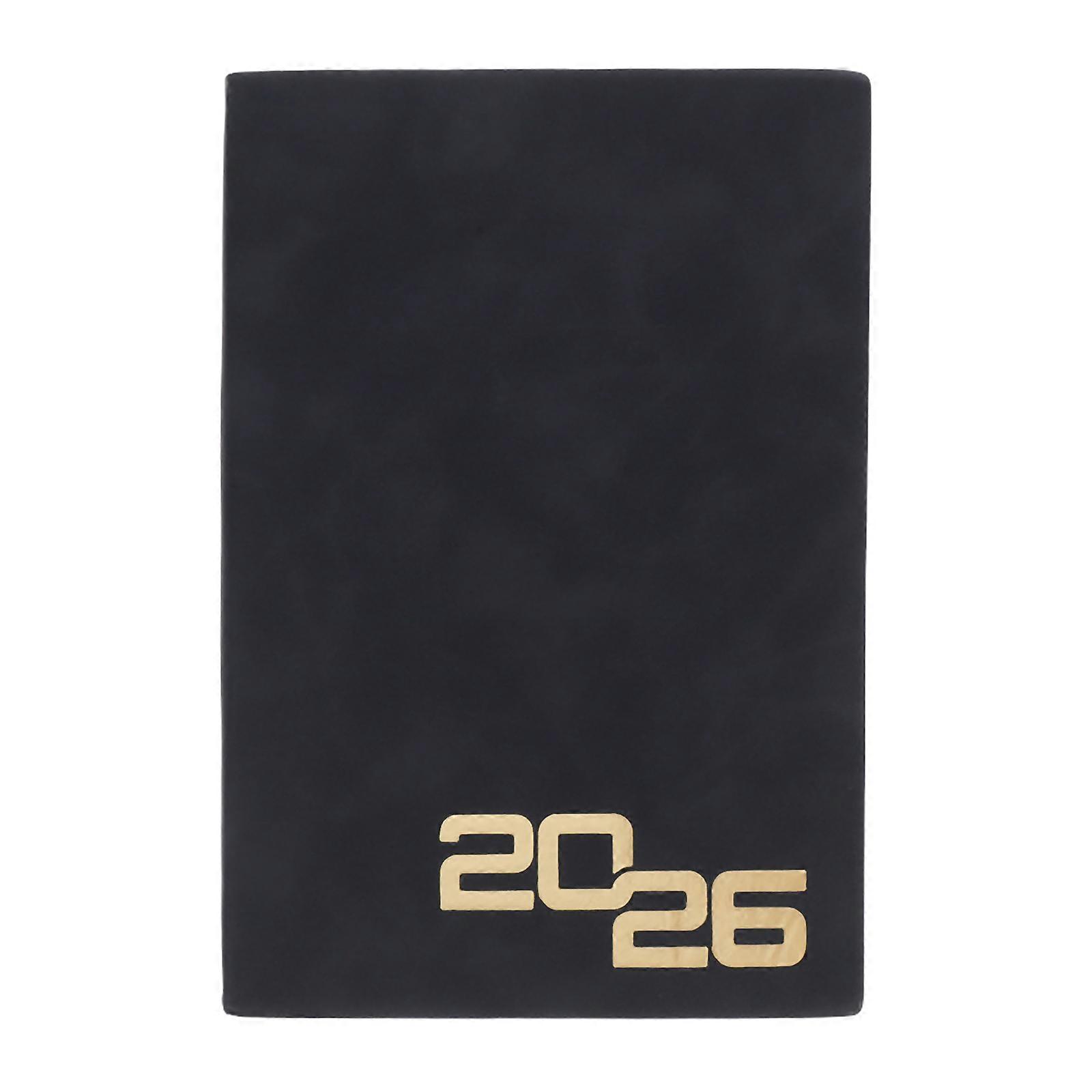 Work Planner Black Paper for Writing Simple Planner with Ink-Proof Paper and Generous Writing Space