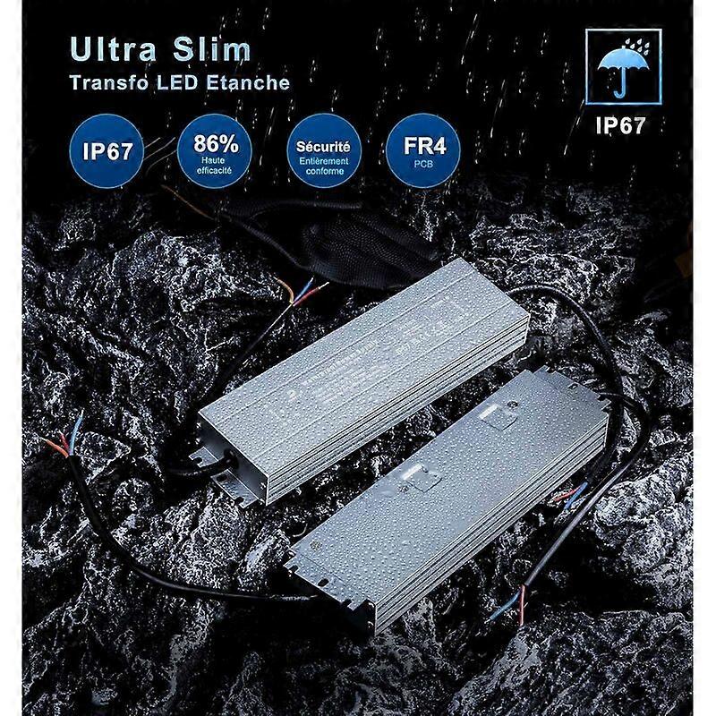 24V LED transformer 100W driver, IP67 waterproof, 4.2A, 220/230V AC to DC, constant voltage