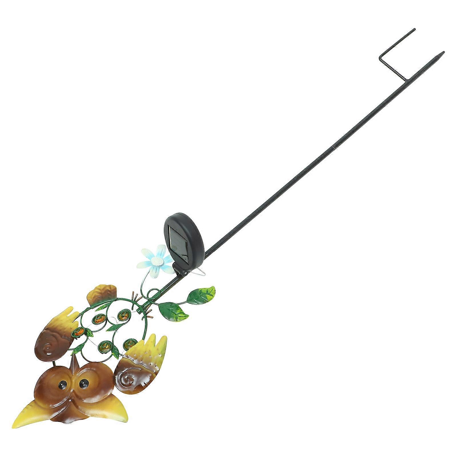 Outdoor Garden Light Owl Rain Gauge Light Solar Powered Lighting Roads 97.00X20.00X10.00CM Synthetic Material 1Set