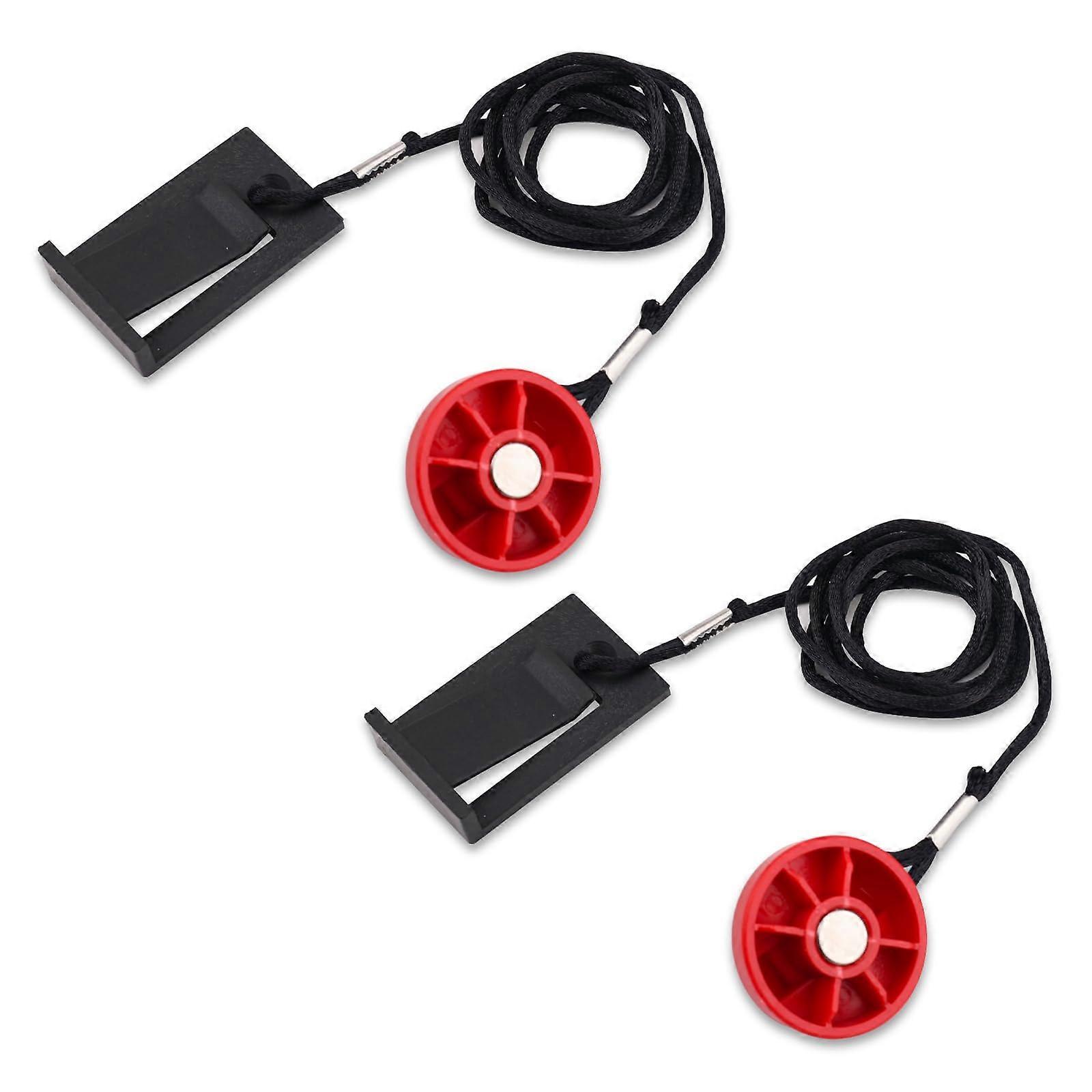 Universal Treadmill Magnetic Keys 2-Pack, Replacement Treadmill Keys Compatible With Most Models, Standard Size