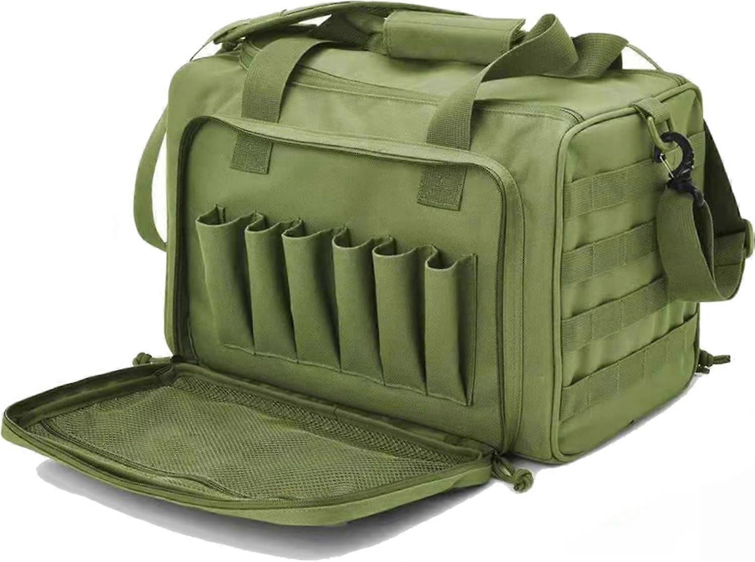Range bag, tactical pistol bag, shooting range bag, tactical bag, gun bag for hunting and shooting range activities outdoors