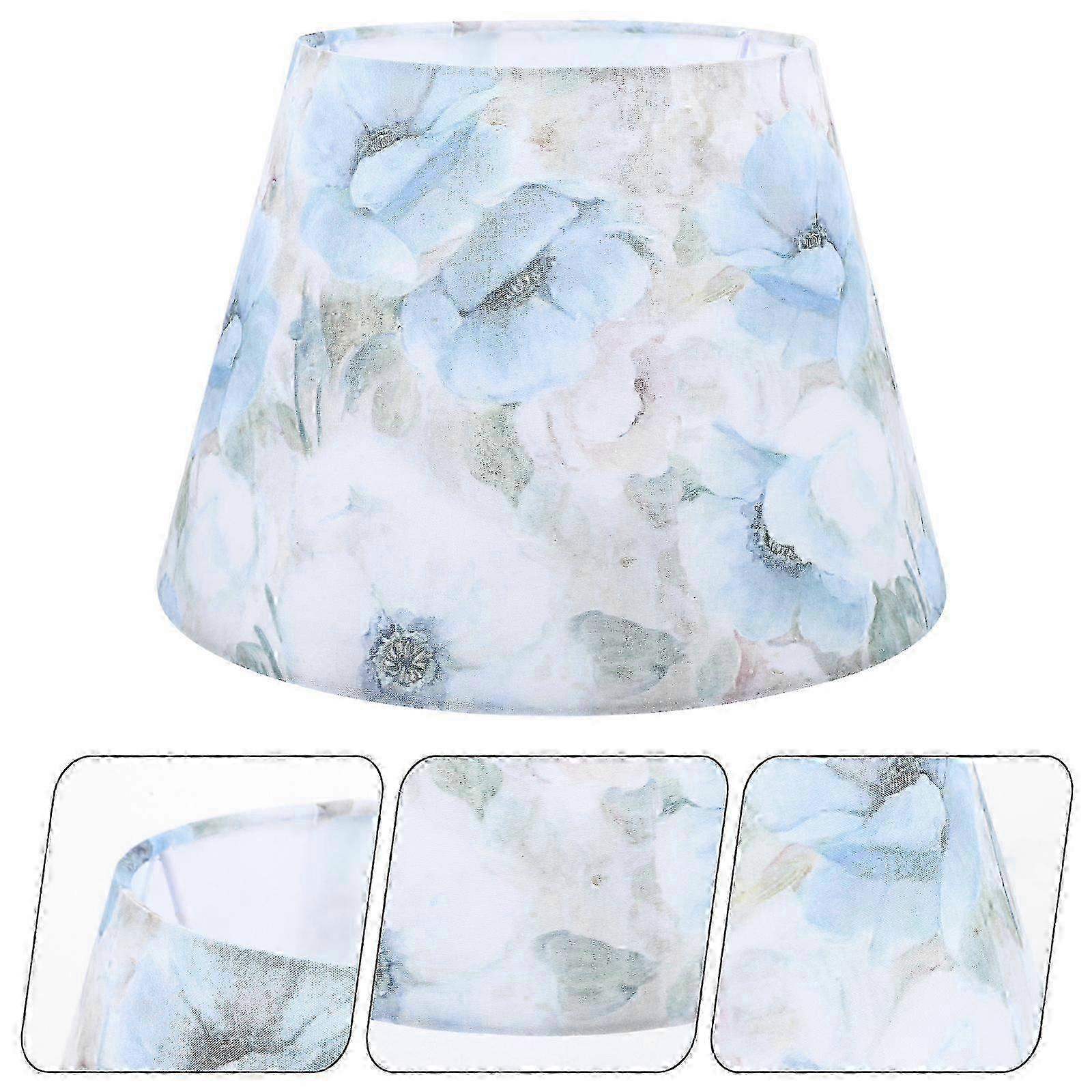 Floral Pattern Lampshade Cover for Indoor E27/E14 Socket Wall Light