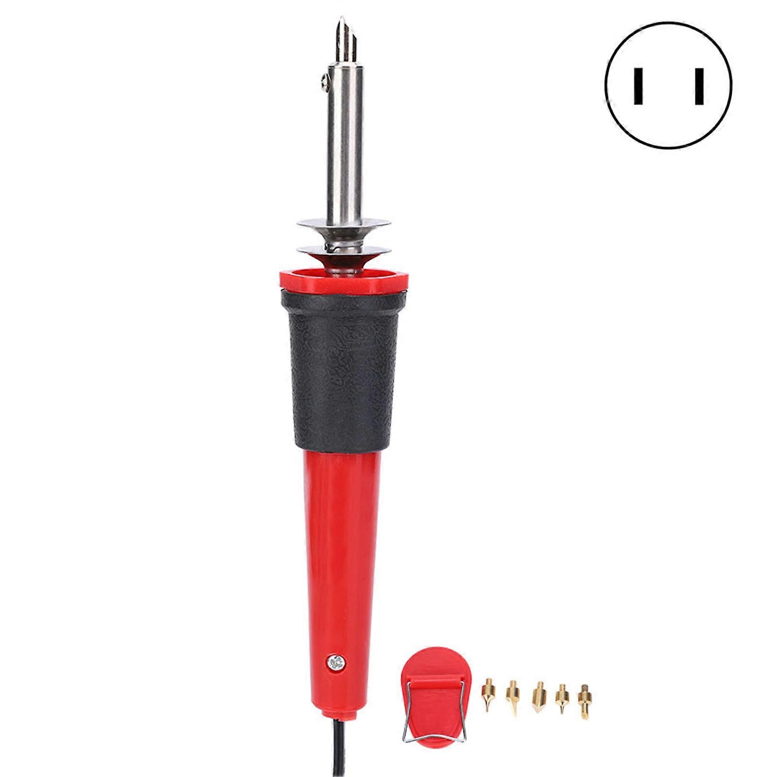 40W elektrisk loddeboltsett for vedfyring, gravering, utskjæring og pyrografi, US-plugg AC110V
