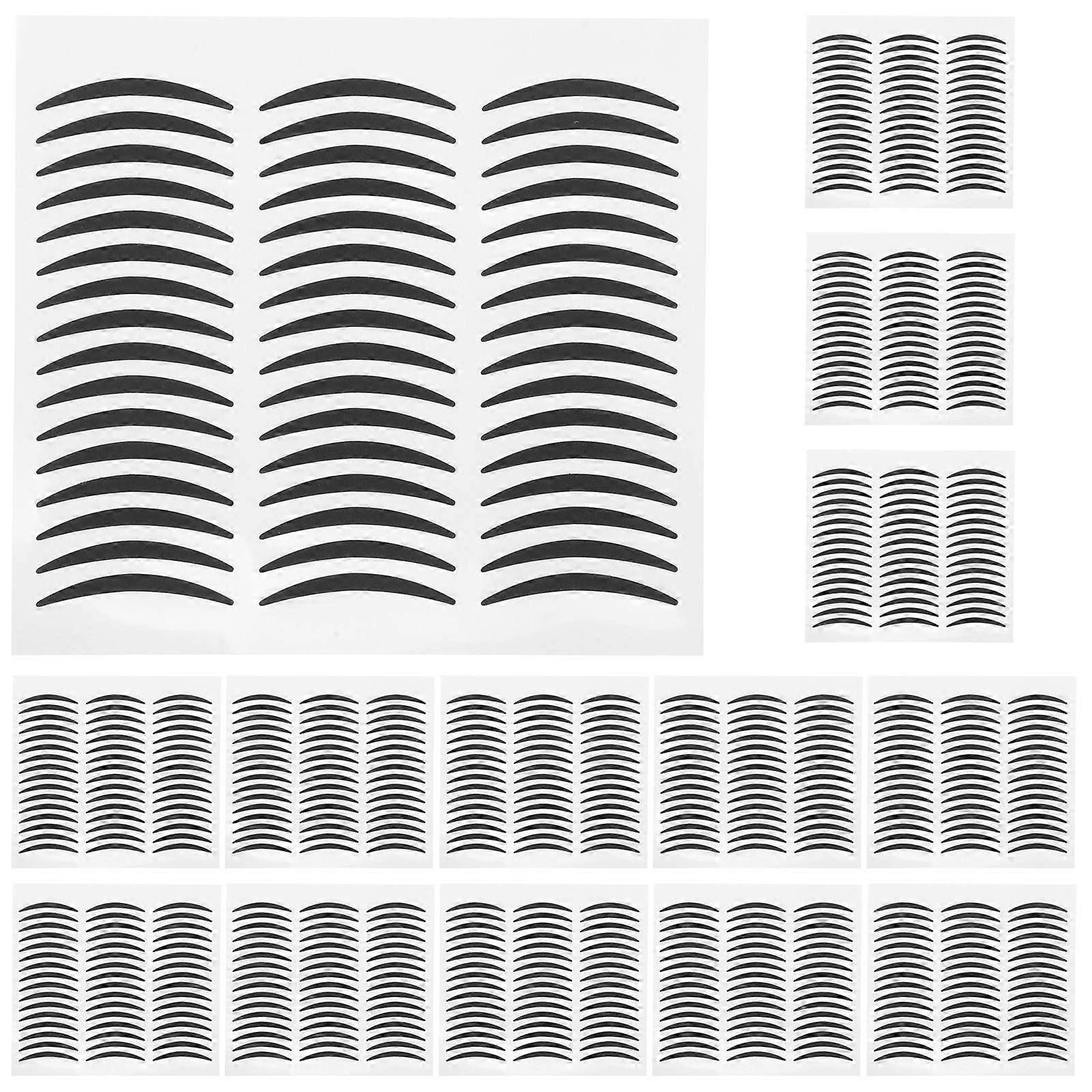 Black Double Eyelid Stickers – 20 Sheets Adhesive Eye Makeup Decals for Comfortable, Instant Eye Enhancement – Ideal for Daily Wear & Special