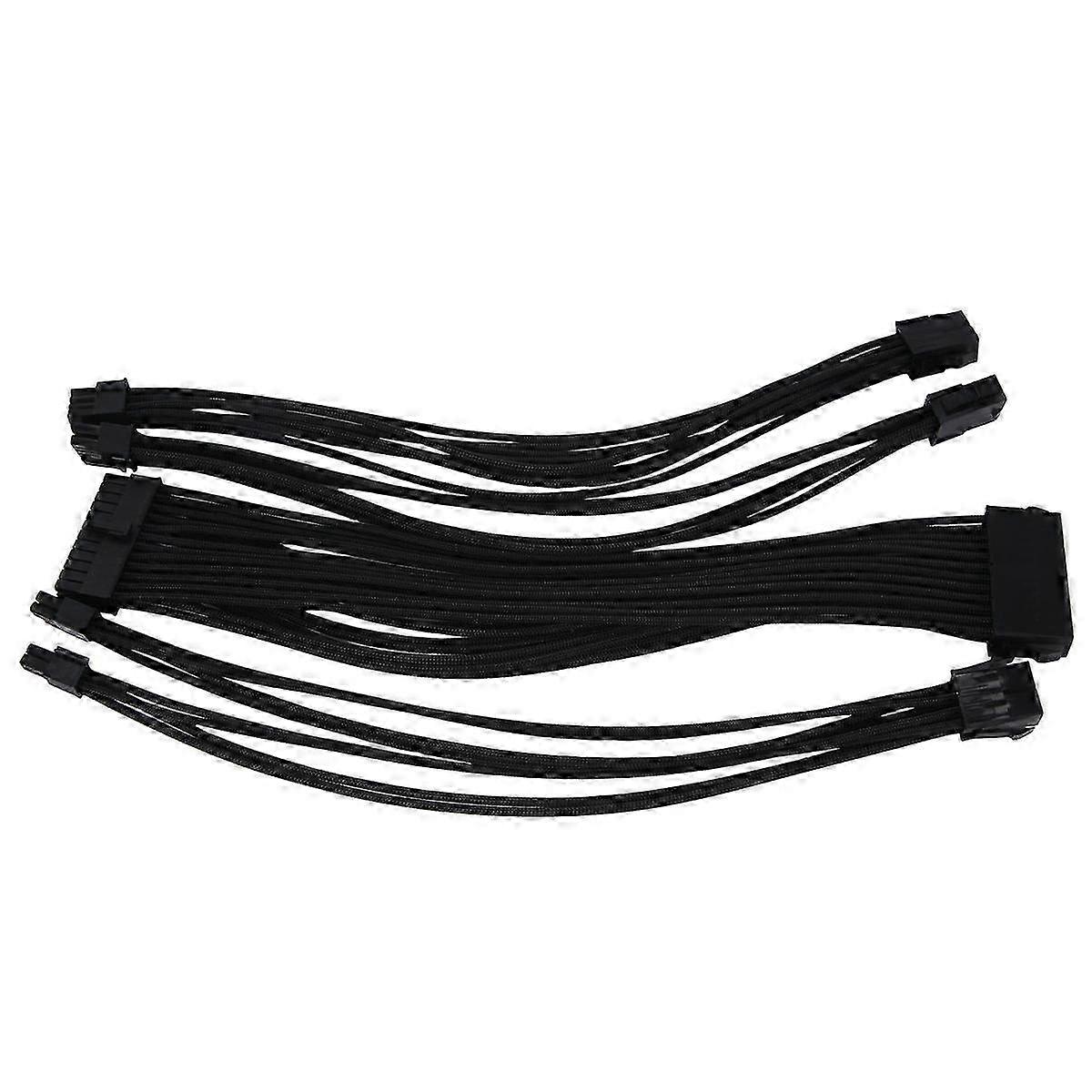 Computer Power Extension Cable PSU ATX 24Pin 8-Pin 6+2pin Cord 24-Pin Motherboard Extension for Computers