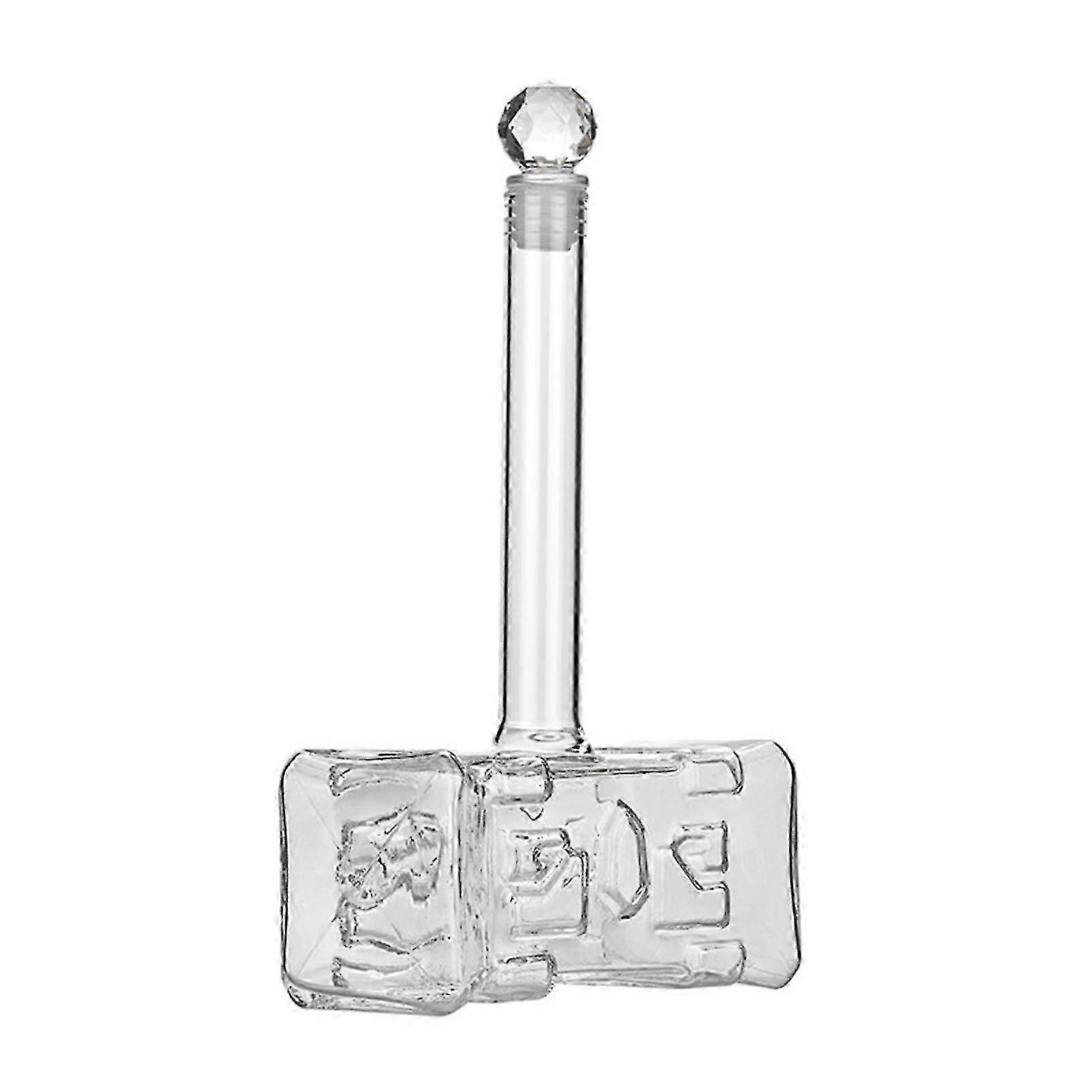 400ml Creative Glass Wine Bottle for Vodka Serving in Bars