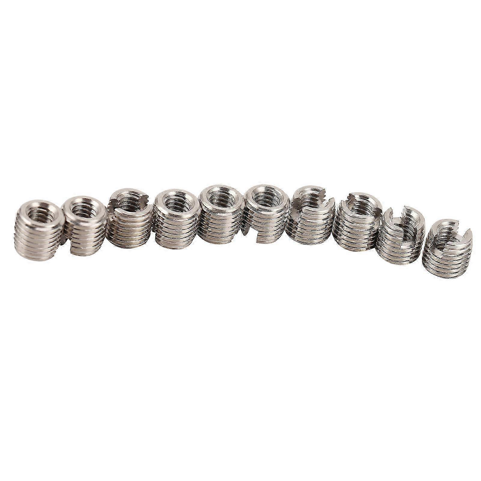 10Pcs Thread Inserts Reducing Nut Repair Tool Stainless Steel Hardware