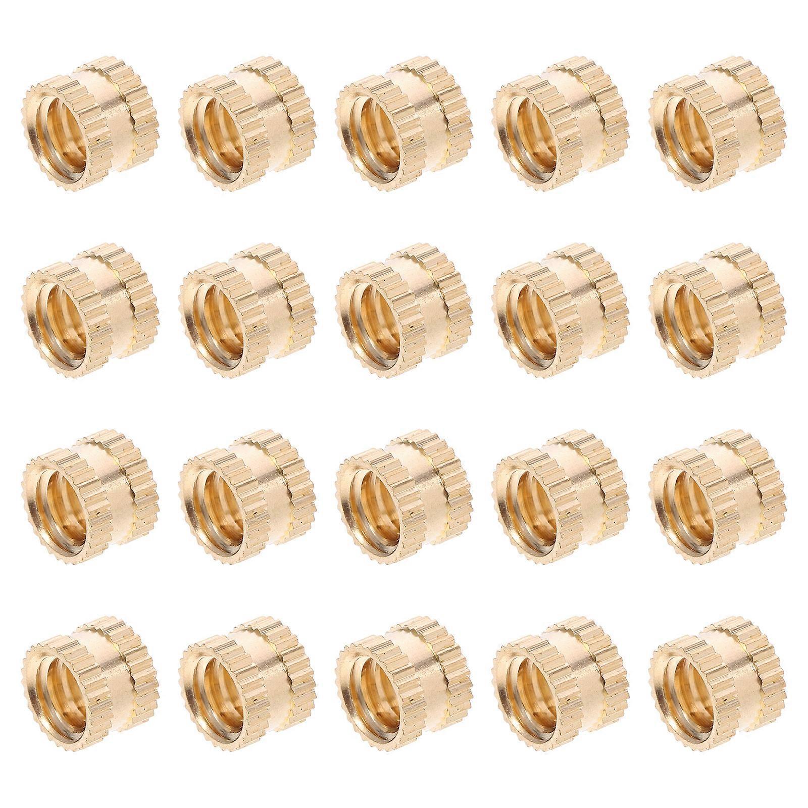 Self Tapping Threaded Inserts Heat Set Insert Various Applications Simple and Convenient Design 20Pcs