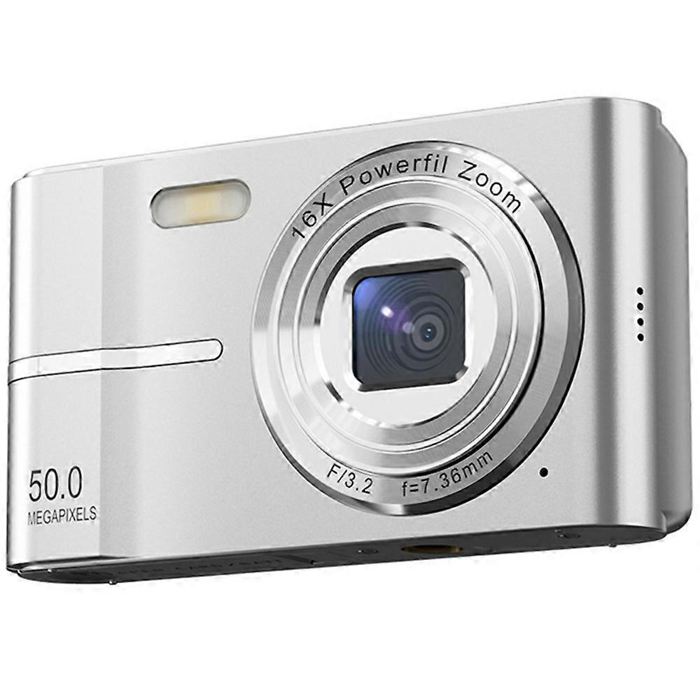 U0F P2 50MP CCD Mini DSLR Kamera 2,4-Zoll-LCD-Bildschirm mit 16-fachem Zoom 4K p9Z Video-Camcorder (ohne Speicher