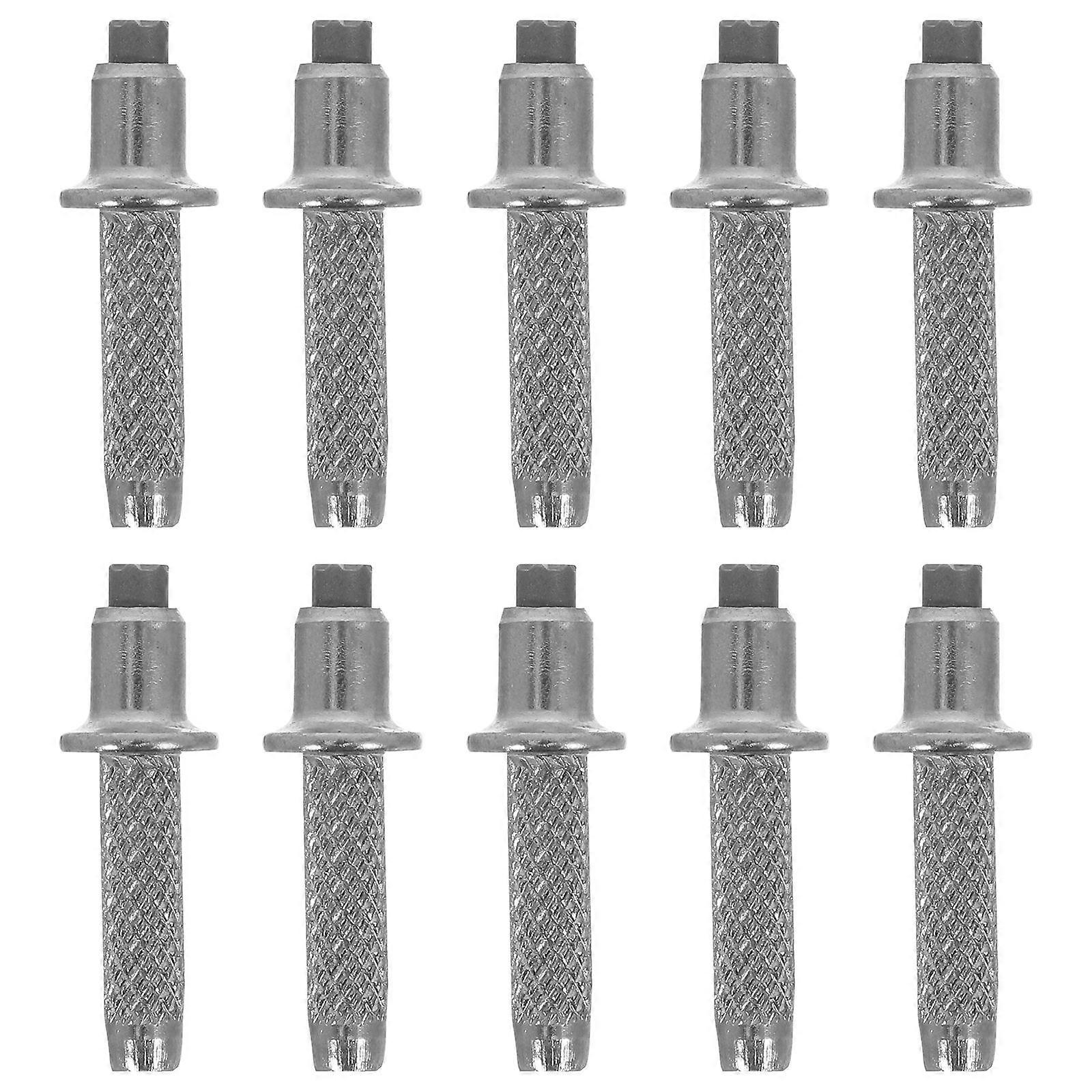 Rod Tips Tungsten Steel Trekking Pole Stick Tip Minimize Shocks On Rigid Pavement 10Pcs