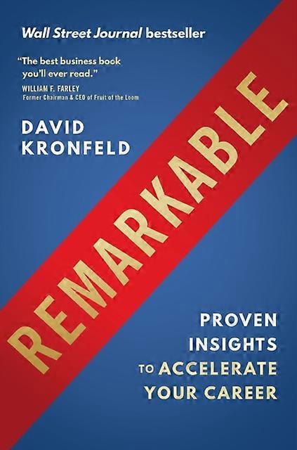 Remarkable by David Kronfeld Hardback Book