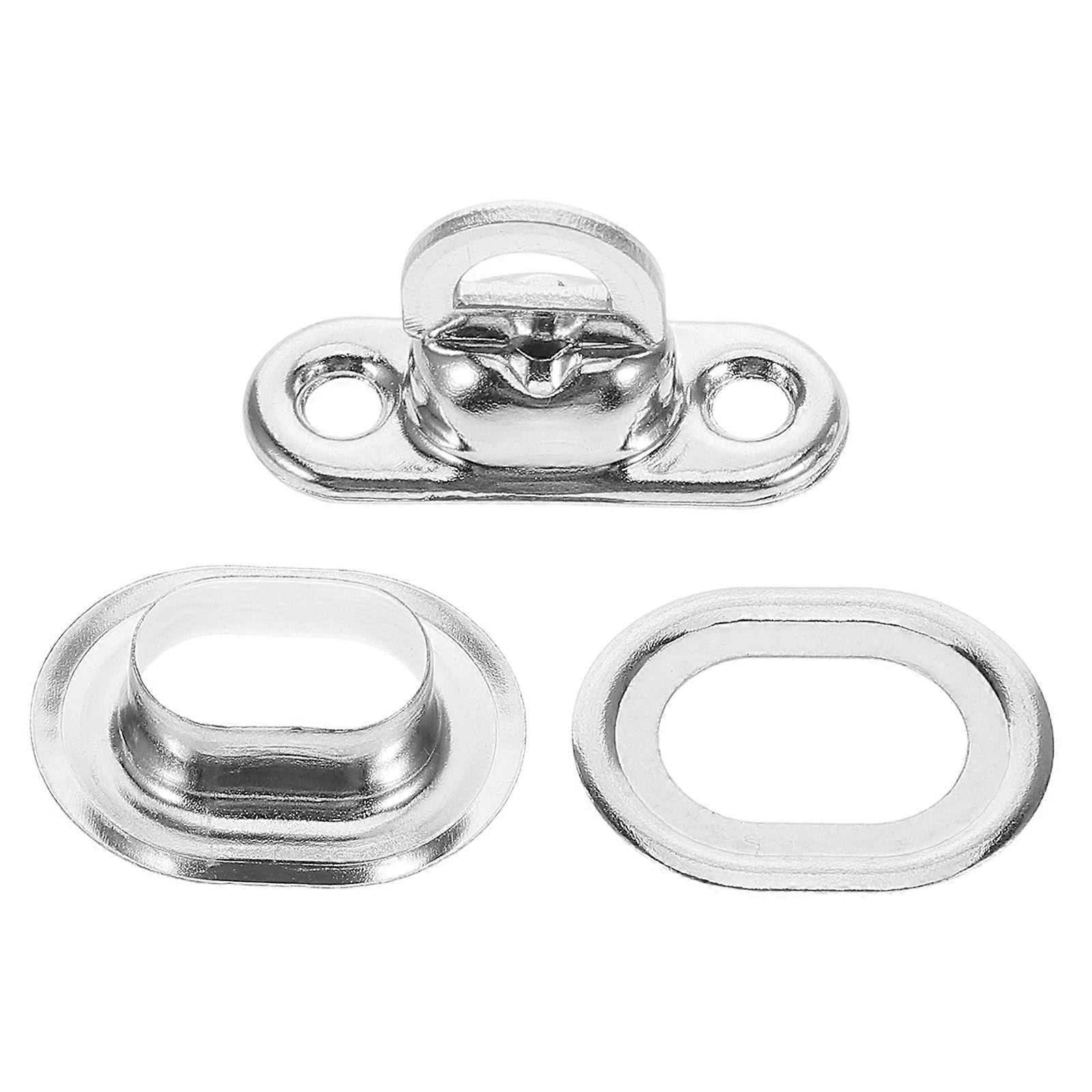 Five Metal Lock Buckle Turn Lock Fastener with 1Set Copper Bag Locking Device