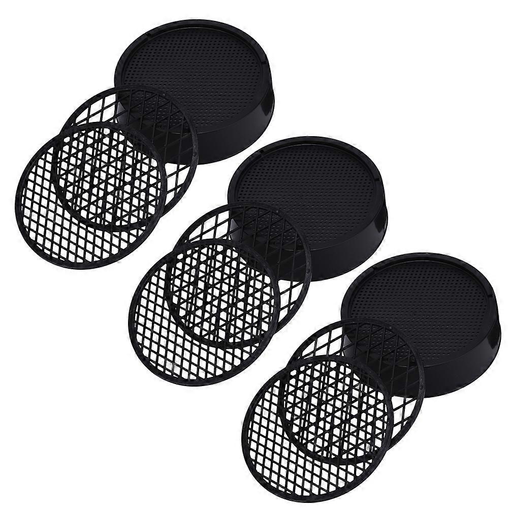 3 Piece Portable Sifter Handheld Sieve Educational Science Experiment Tool for Students Safe School Supply