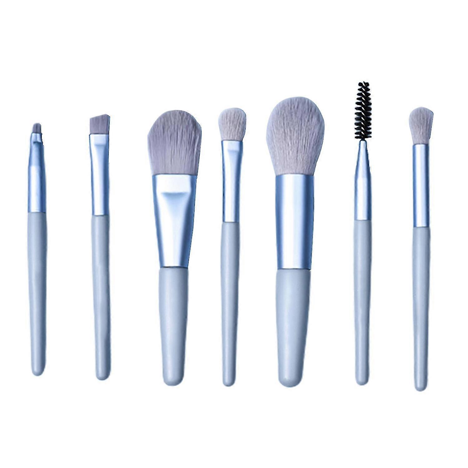 7Pcs/Set Women Foundation Eye shadow Powder Blusher Soft Brushes Makeup Kit