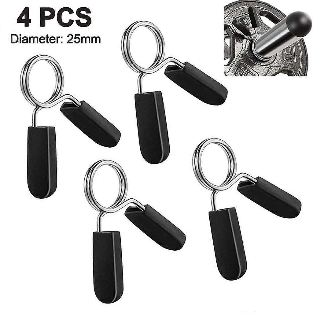 Sports Spring Lock, Dumbbell Spring Clip, Dumbbell Fitness Barbell Bar Lock, Sports, Weightlifting, Dumbbell Attachment (25mm/28mm)