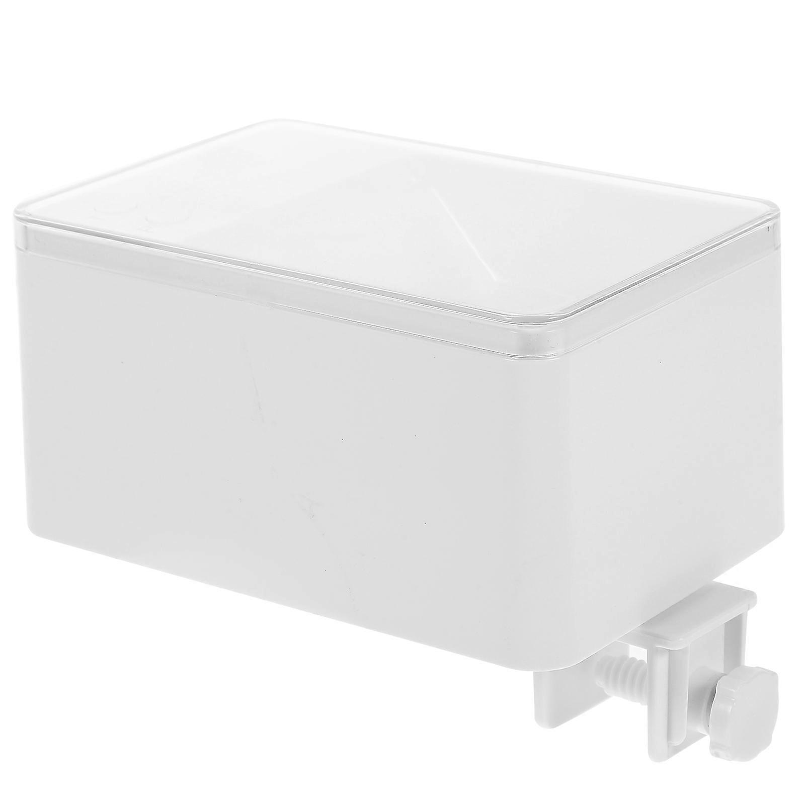 Self Feeding Fish Feeder Smart Minimalist Design White 1 Set