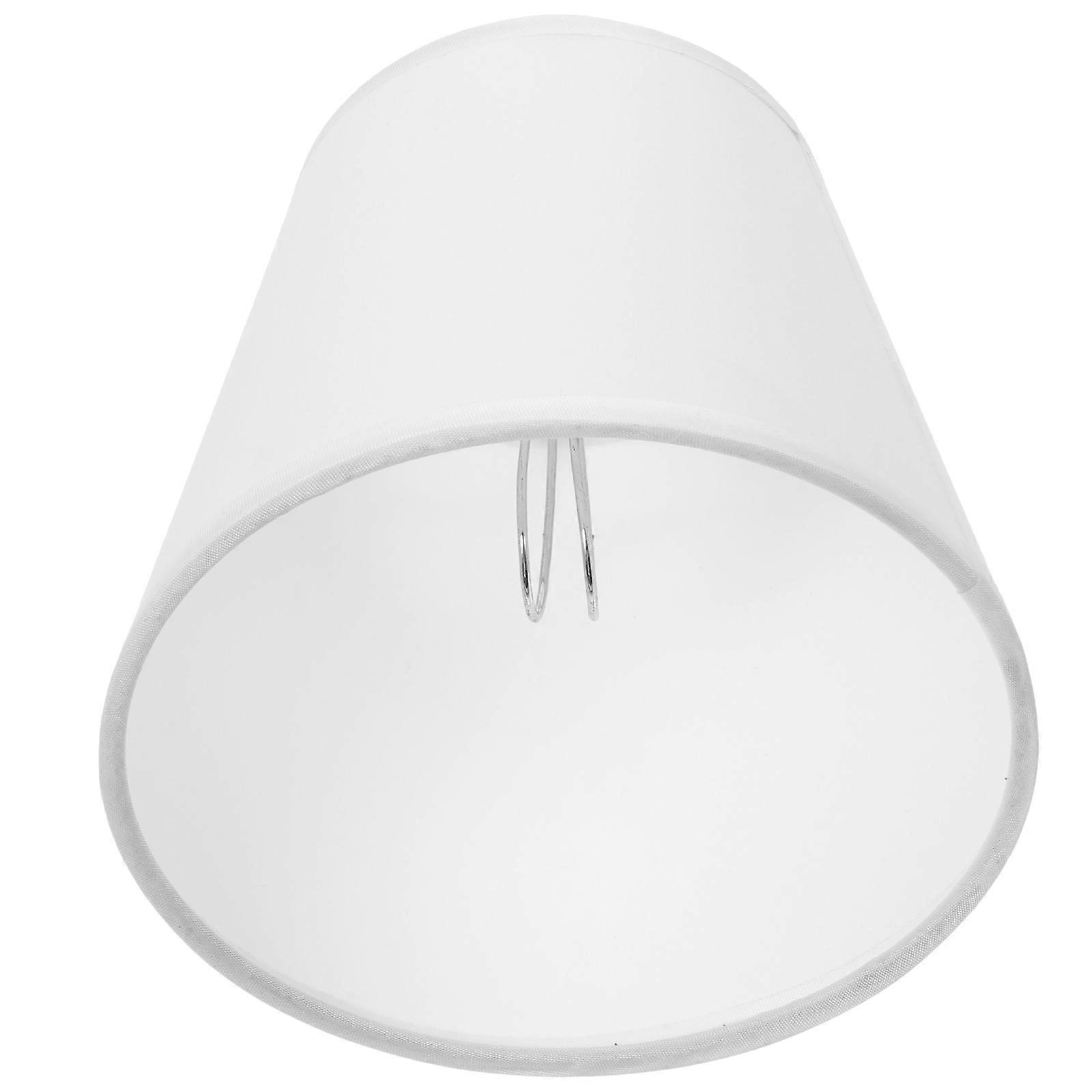 Fabric Lampshade Covers Universal Lamp Shade For Household Lighting Rectangular Shape Simple Design White 1Set Light Diffusion