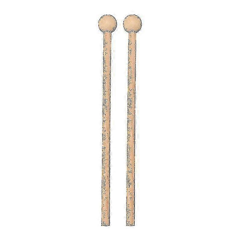 Percussion Drumsticks Drumsticks Hammers Percussion Drumsticks Hammers (2 Pieces, Beige)