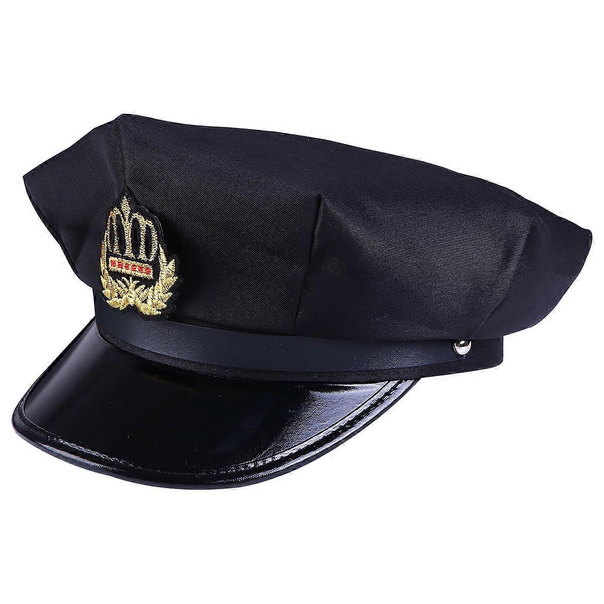 Admiral Cap Masquerade Role Cosplay Accessory Assorted Color 24.5x19cm 1Set