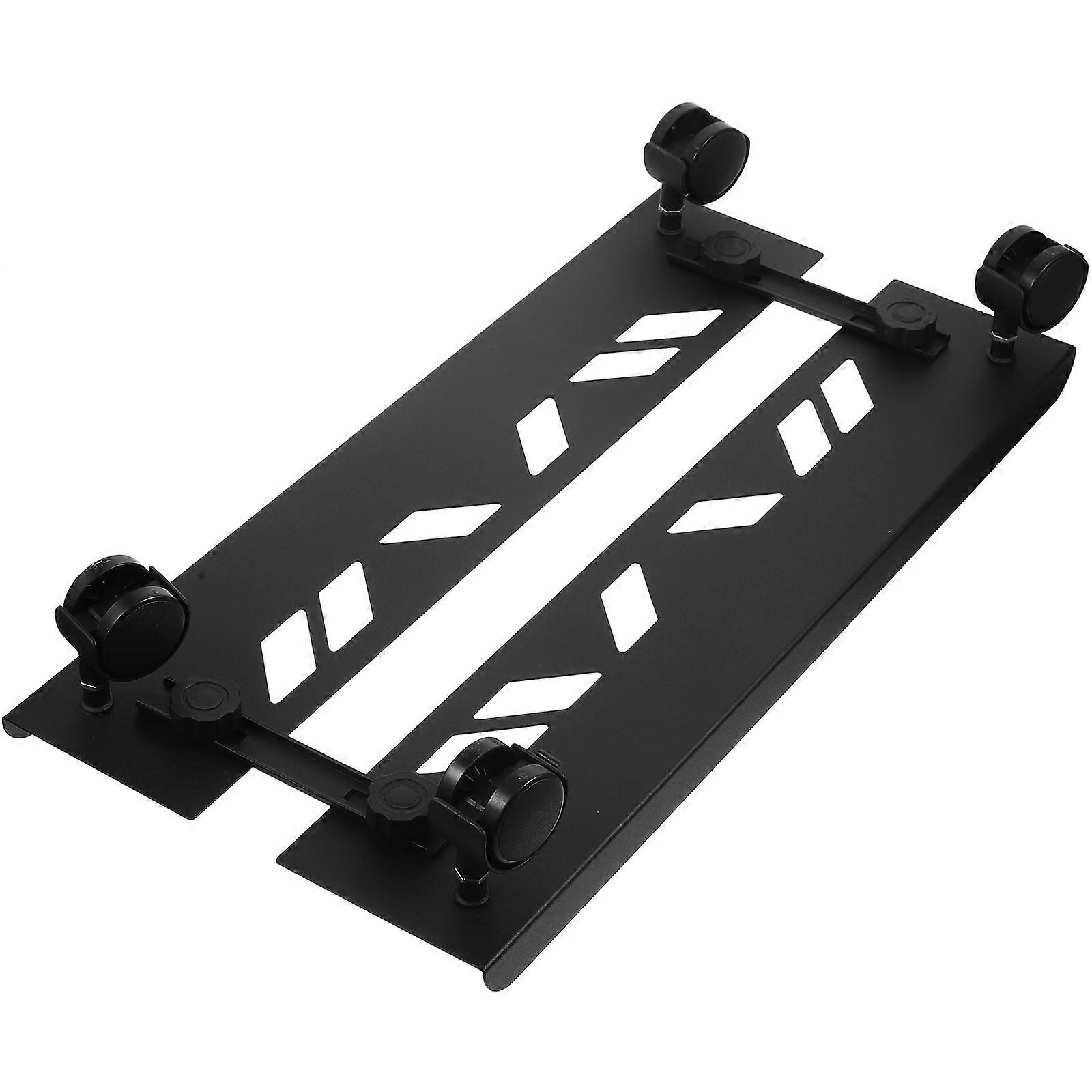 Pc Stand for Under Desk PC Movable Telescopic Load-Bearing Cold-Rolled .7×9.1×3.5in 1Pack