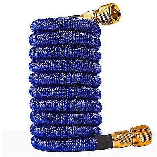 Expandable Multifunctional TPE Water Hose - 3x Telescopic Spray Hose for Garden and Outdoor Use, Durable and Lightweight Design