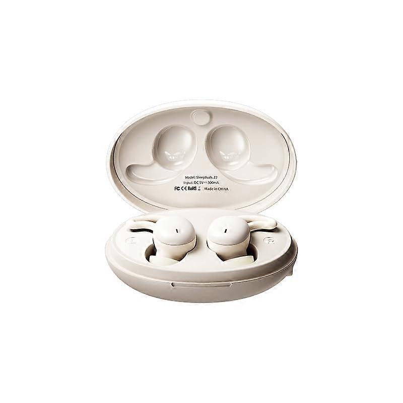 Sleep Headphones with ANC for Snoring, Bluetooth 5.4, 24h Battery, Comfortable Side Sleeper Earbuds, Beige