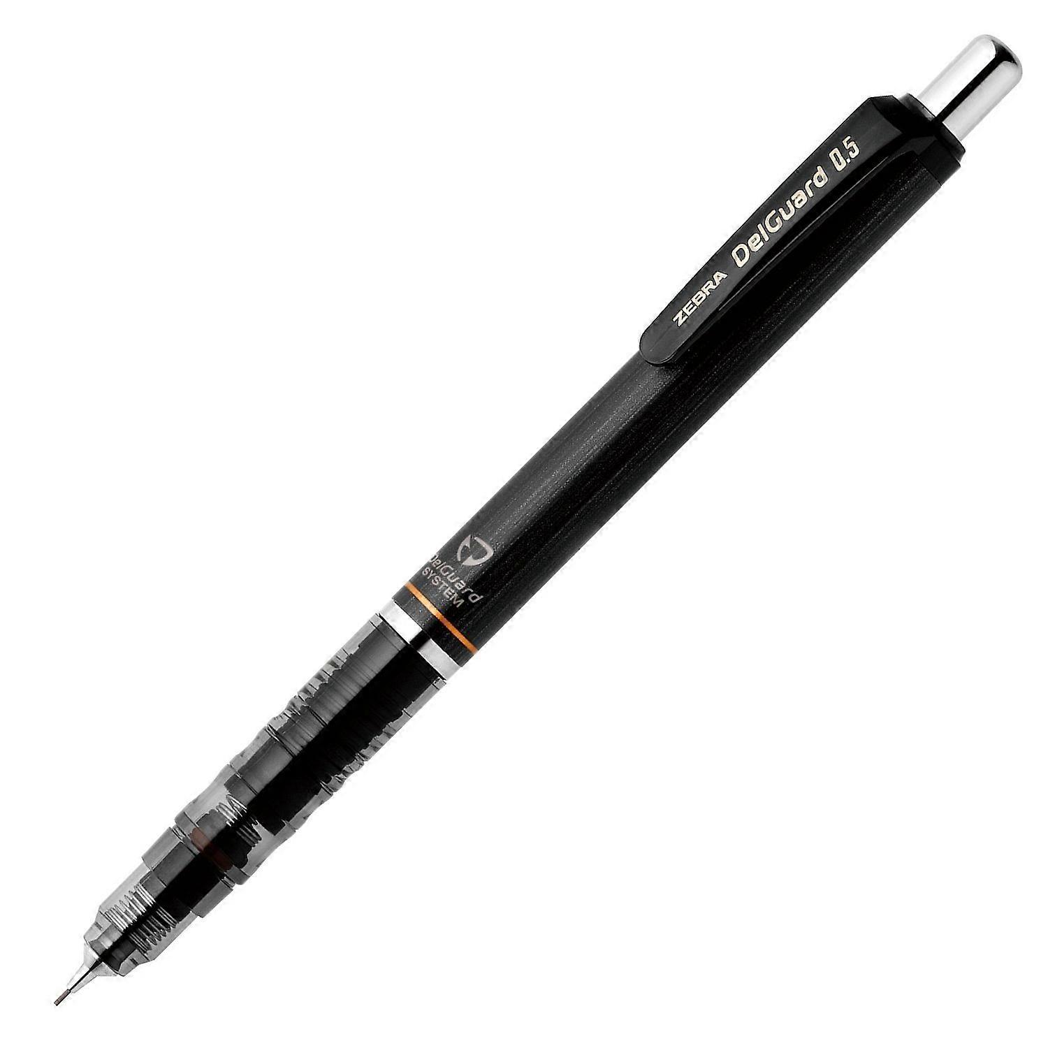Zebra DelGuard 0,5 mm lyijykynä, musta runko (PMA85BK)