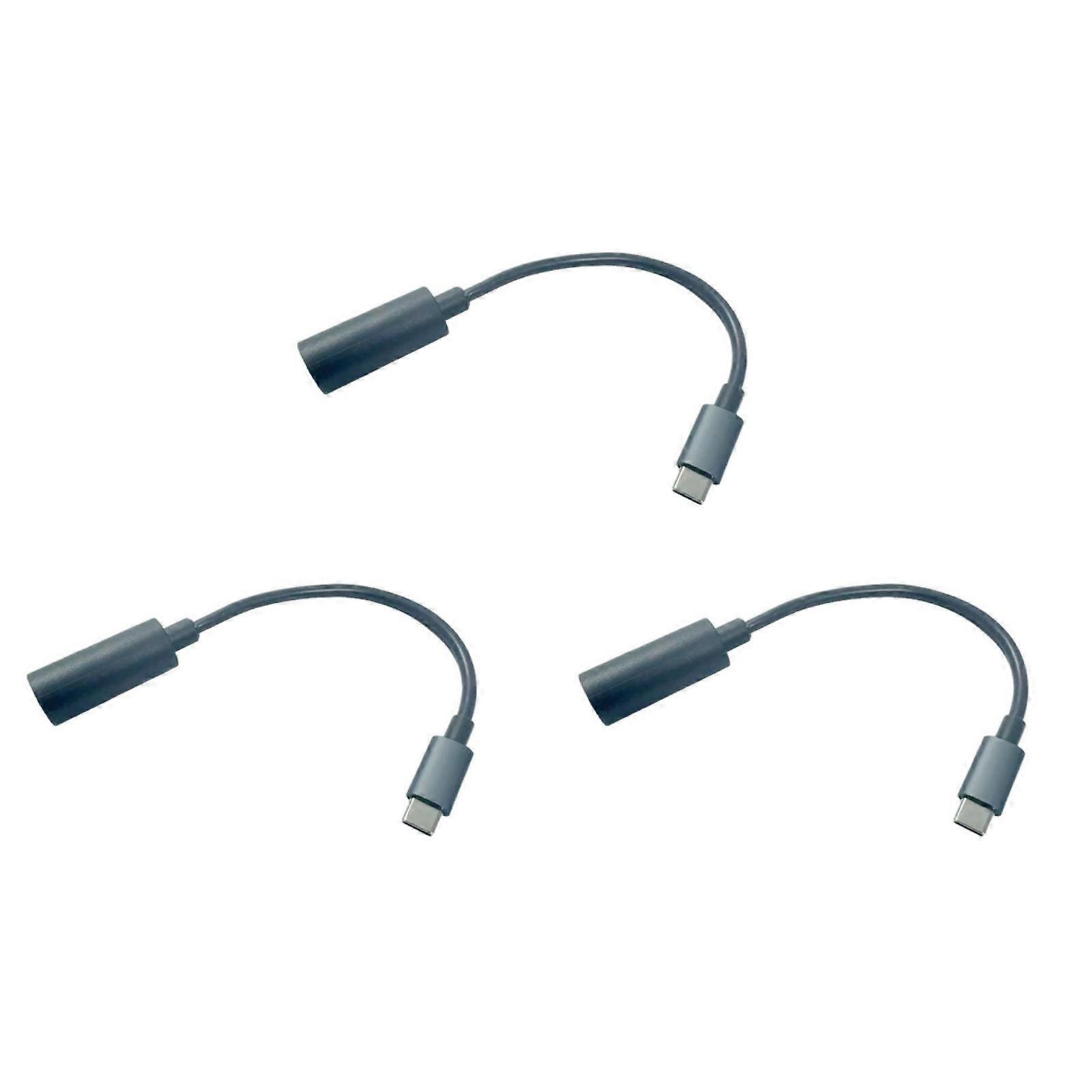 Fireproof PVC Coated Mini USB C to DC5521 Adapter Waterproof Connectors Support PD65W Charging Stable Power Delivery Multicolor