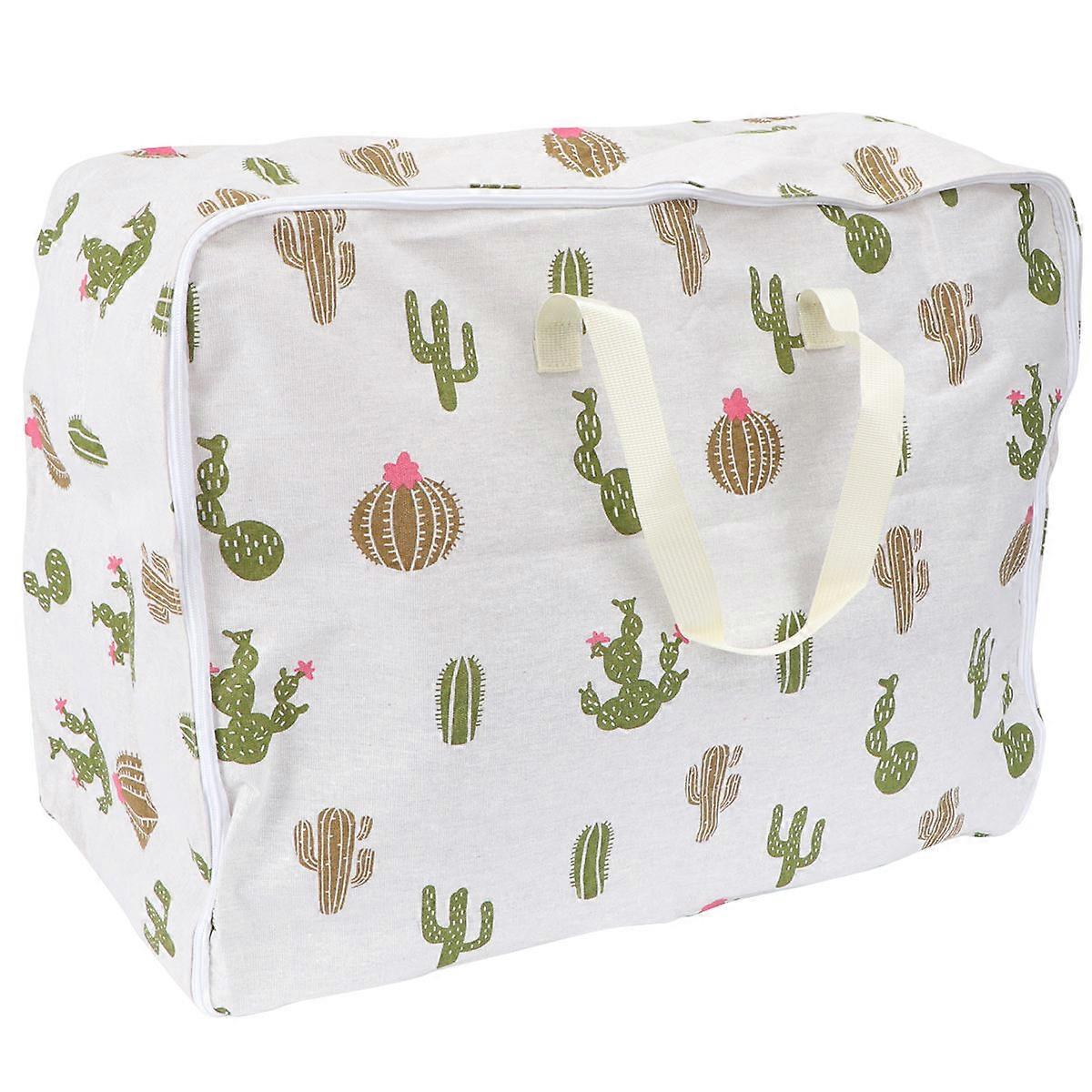 Drawstring Storage Bag Quilt Blanket For Home Use Moisture Resistant Rectangular 1Pc