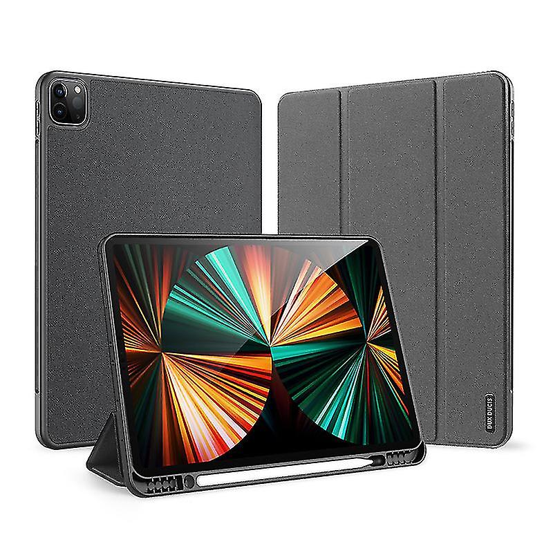 Case For IPad Pro 12.9 2021 5th Generation With Pencil Holder (Black)