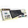 Keyboard And Mouse Combo Ultra-thin Wired Multimedia Keyboard And Mouse White